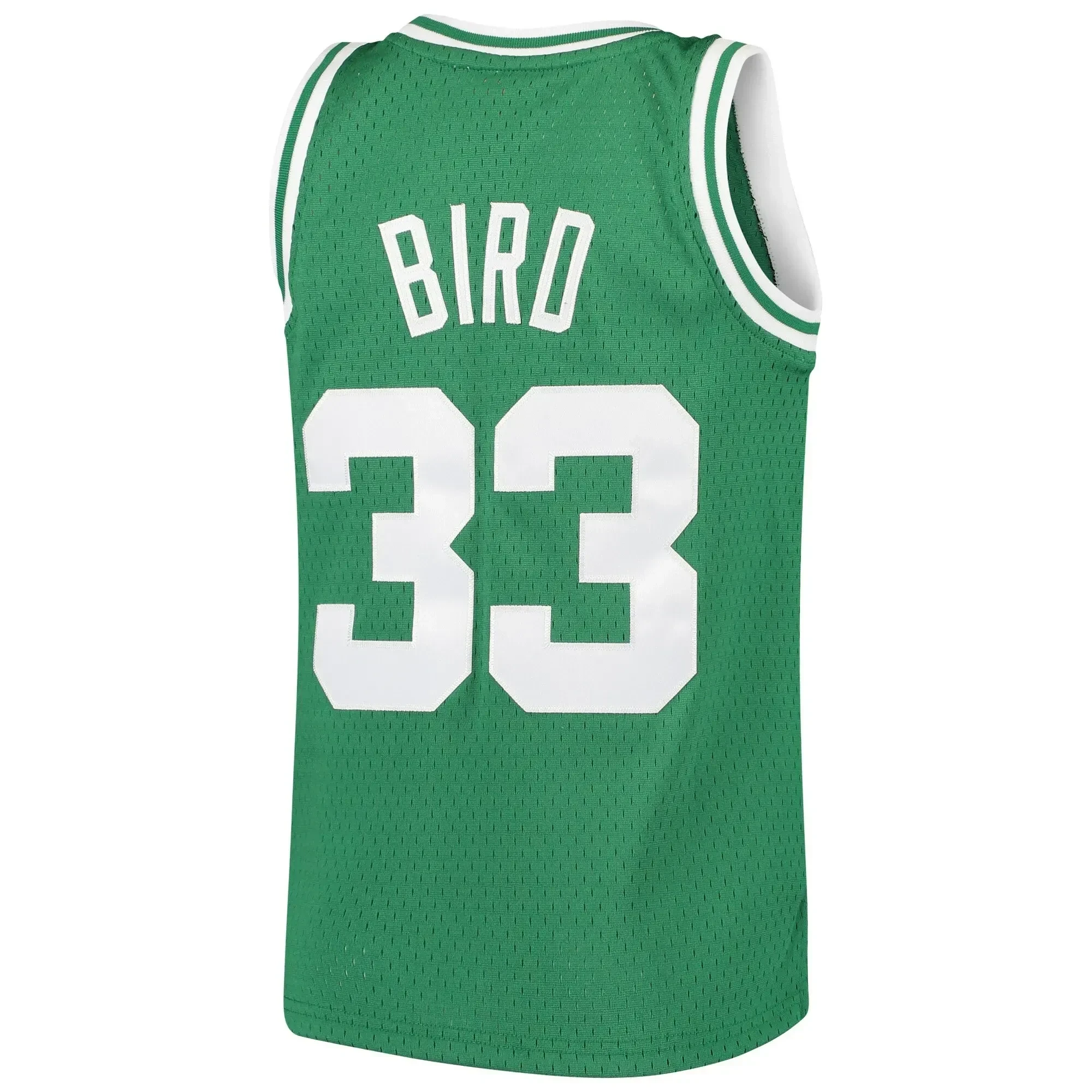 Alternative view of Larry Bird Boston Celtics Mitchell & Ness Youth Hardwood Classics Swingman Throwback Basketball Jersey - Kelly Green - JS416 