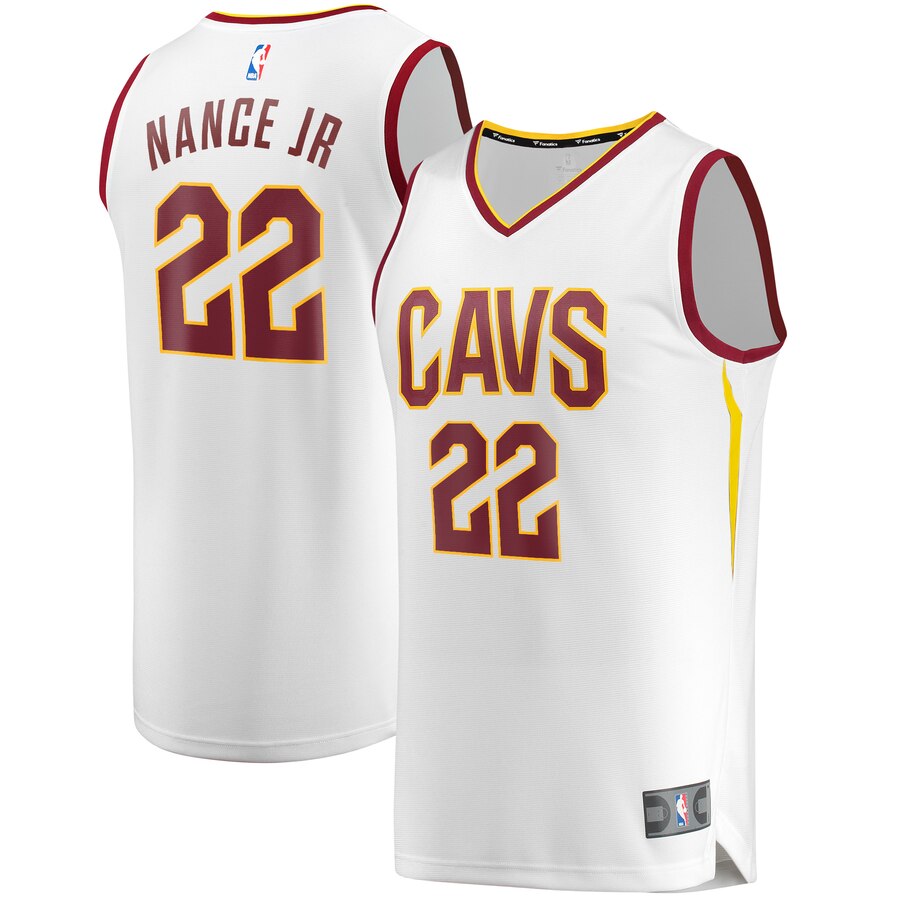 Larry Nance Jr. Cleveland Cavaliers Fanatics Branded Youth Fast Break Replica Player Basketball Jersey - Association Edition - White