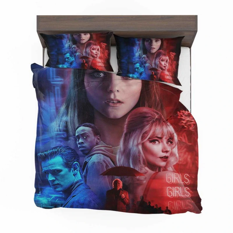 Alternative view of Last Night In Soho Movie Anya Taylor-Joy Bedding Set - Custom Bedding Set