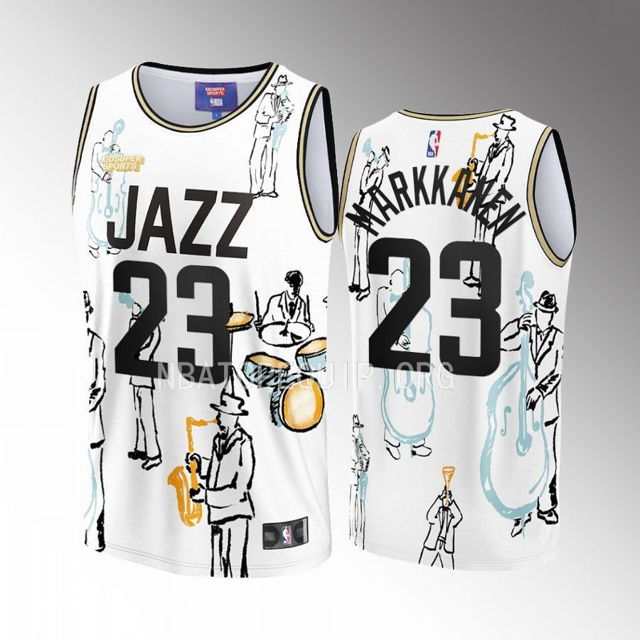 Lauri Markkanen 23 Utah Jazz NBA & KidSuper Studios Unisex Hometown Jersey - JS131 
