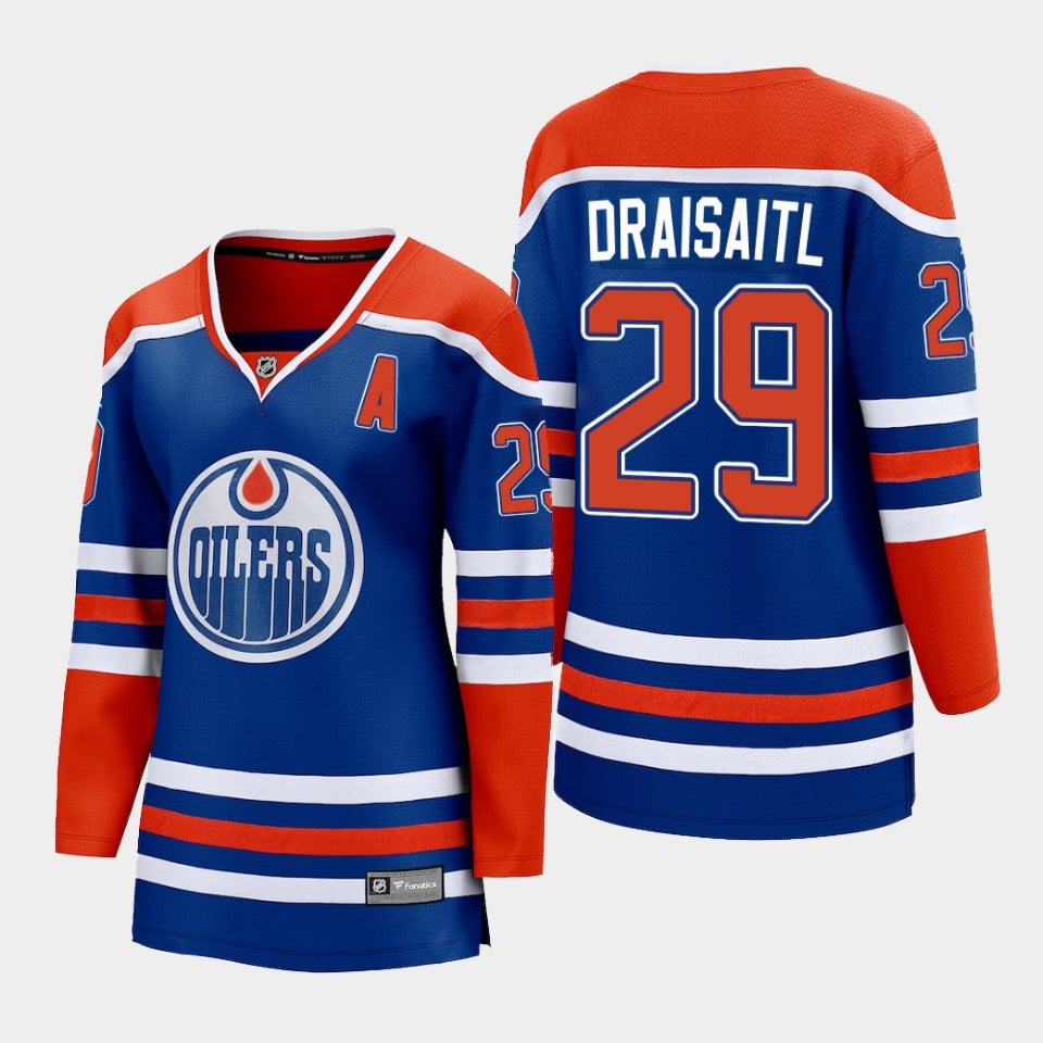 Leon Draisaitl 29 Edmonton Oilers Home Hockey Jersey - Women - JS980 