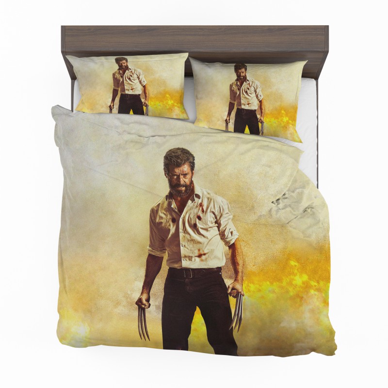 Alternative view of Logan Hugh Jackman Bedding Set - Custom Bedding Set