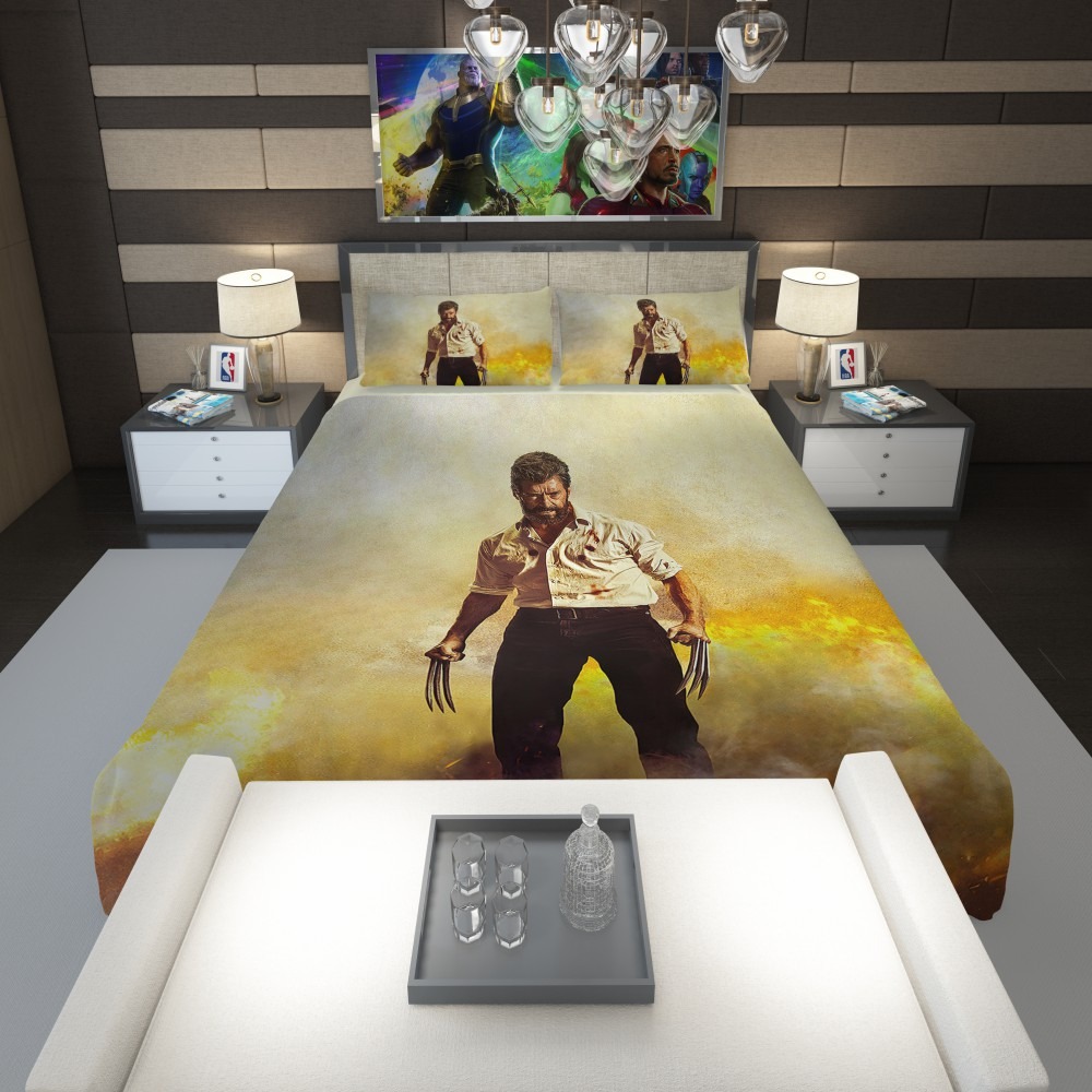 Logan Hugh Jackman Comforter - Custom Bedding Set