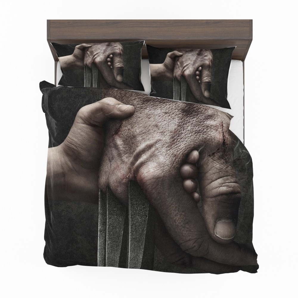 Alternative view of Logan Movie Hugh Jackman Laura Kinney Marvel Comics Bedding Set - Custom Bedding Set