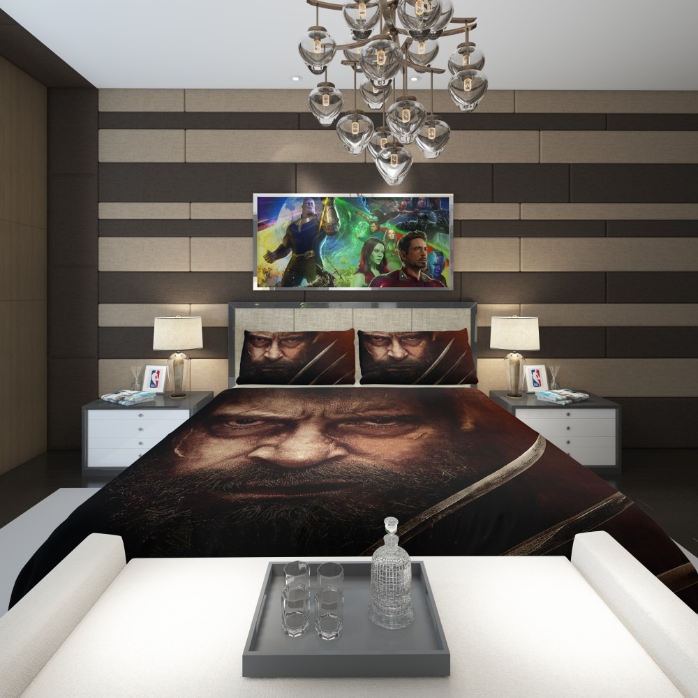 Alternative view of Logan Paul X Men Comforter - Custom Bedding Set