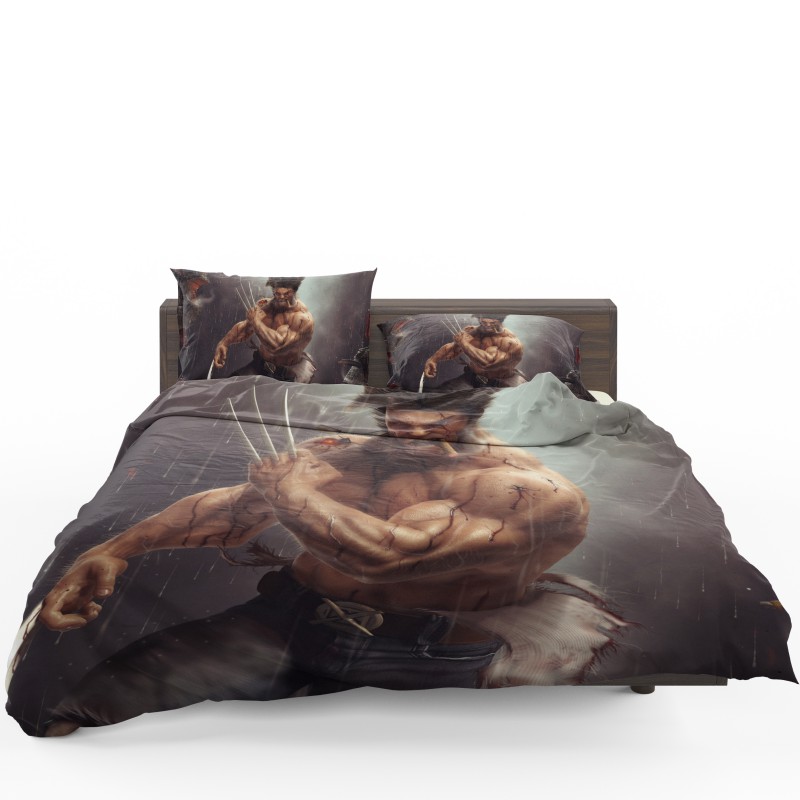 Logan Wolwerine Bedding Set - Custom Bedding Set