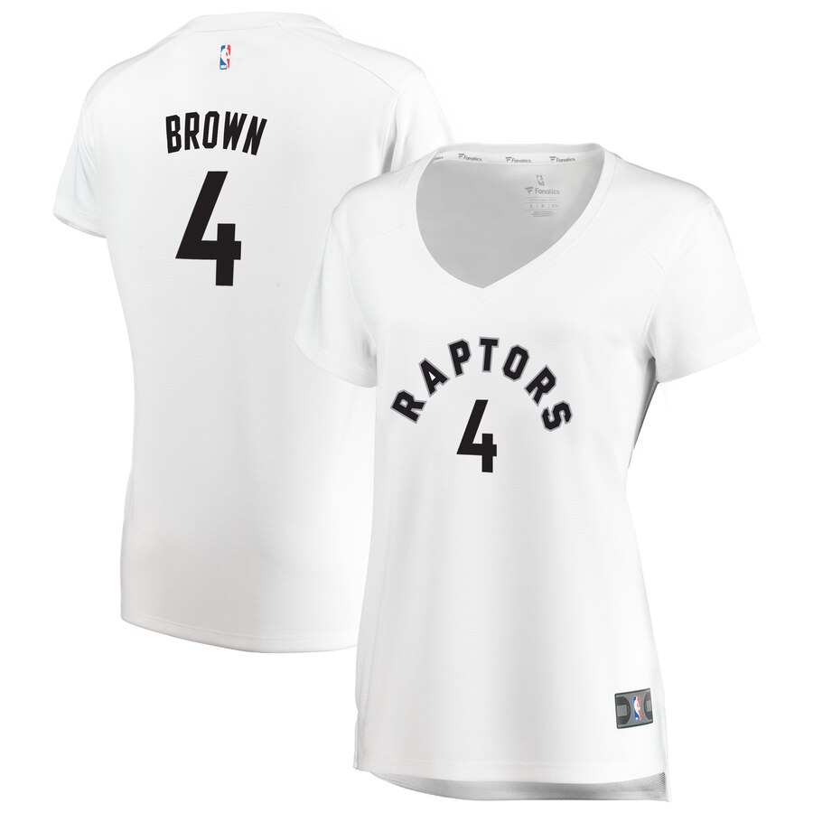 Lorenzo Brown Toronto Raptors Fanatics Branded Women's Fast Break Replica Basketball Jersey - Association Edition - White