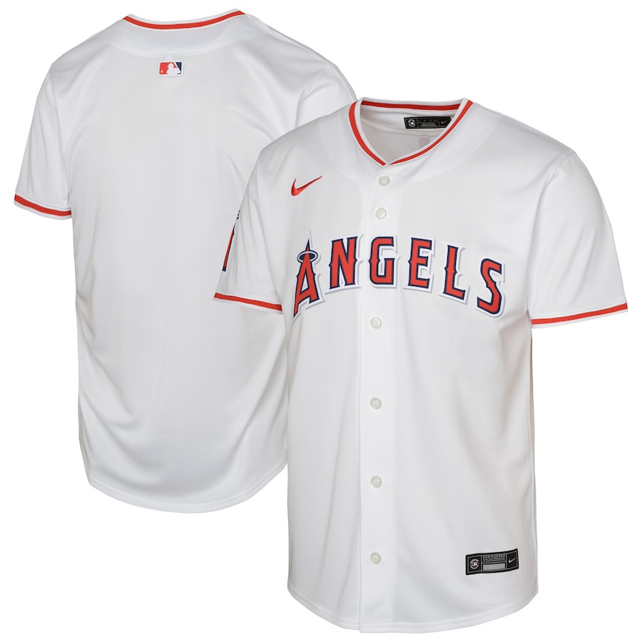 Los Angeles Angels Alternate Limited YOUTH Baseball Jersey - White 
