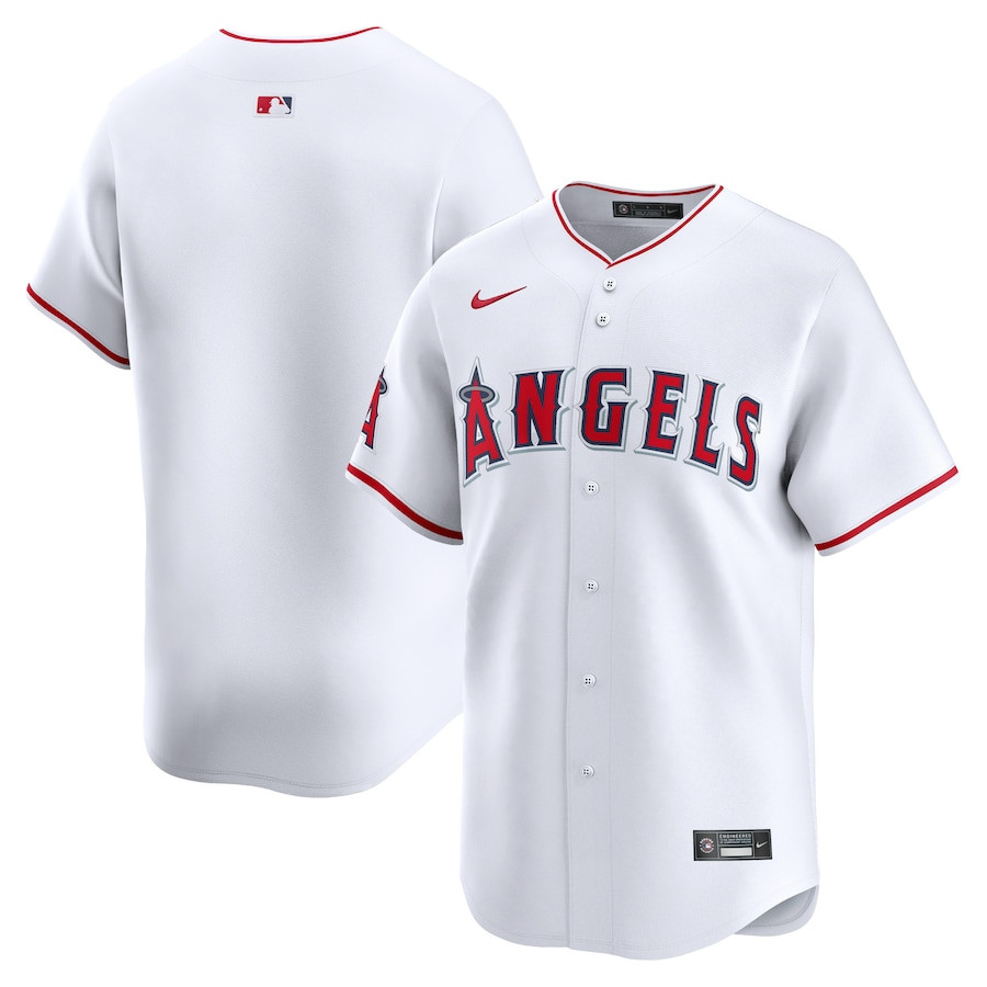 Los Angeles Angels Home Limited YOUTH Baseball Jersey - White 