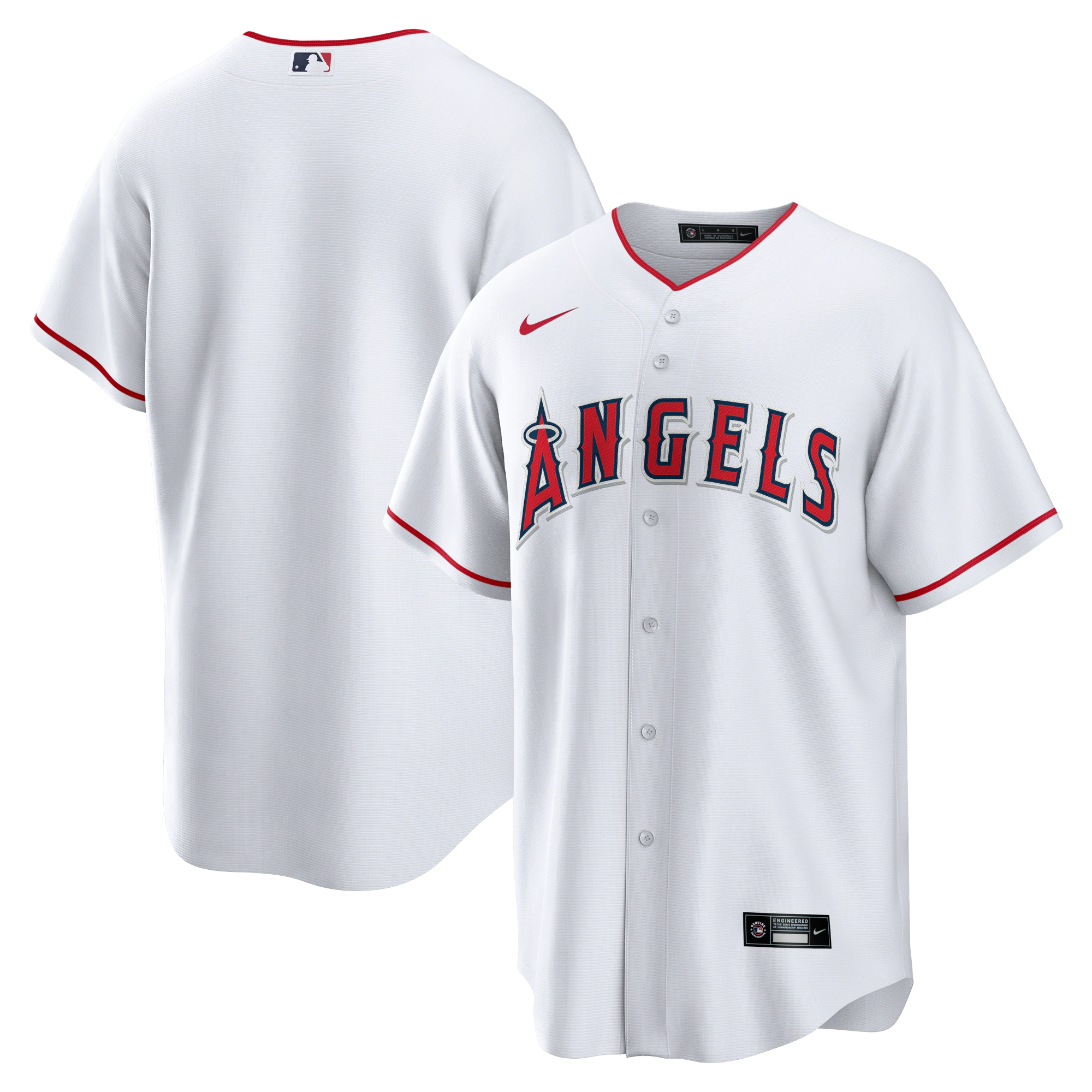 Los Angeles Angels Home Replica Team Baseball Jersey – White