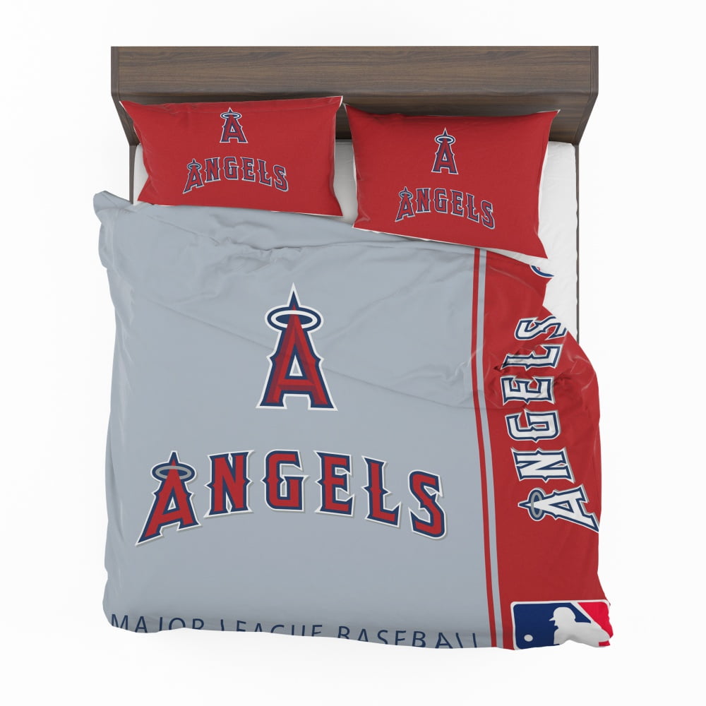 Alternative view of Los Angeles Angels MLB Baseball American League Bedding Set - Custom Bedding Set