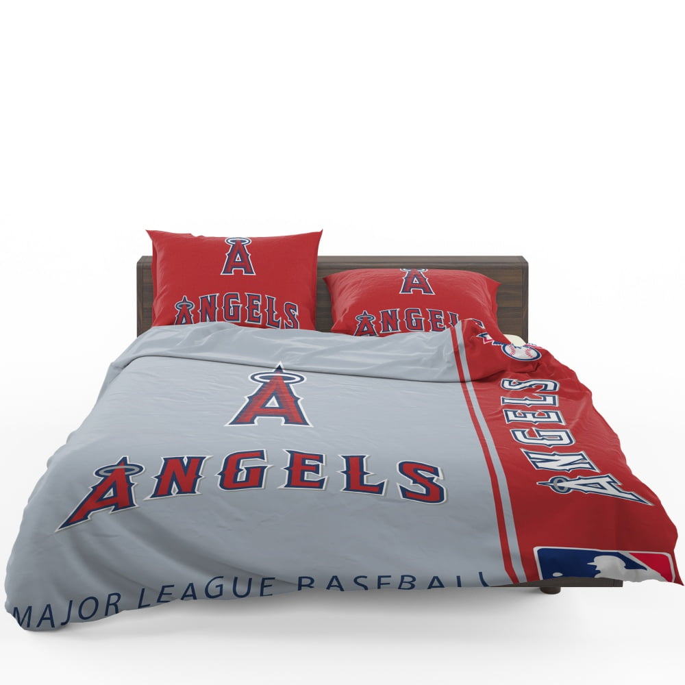 Los Angeles Angels MLB Baseball American League Bedding Set - Custom Bedding Set