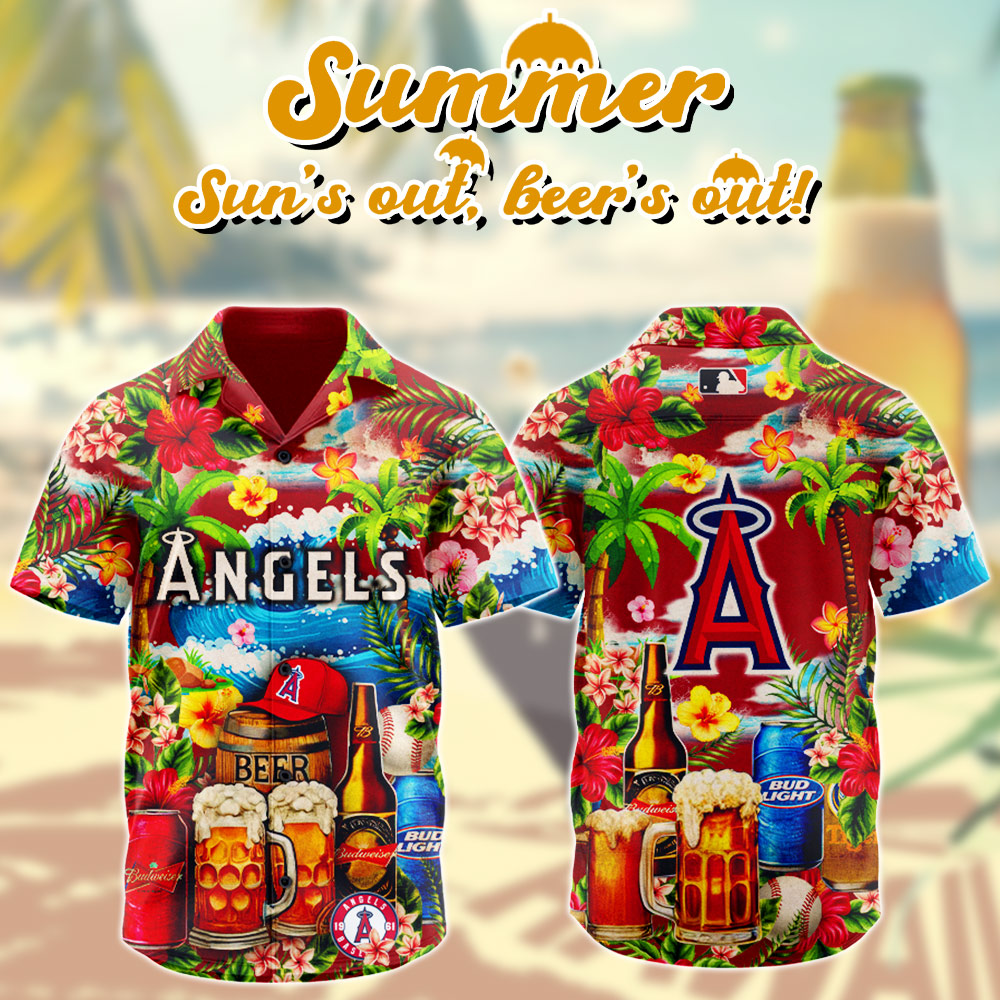 Los Angeles Angels Mlb Hawaiian Shirt Special Edition 2025 Custom Baseball Jersey
