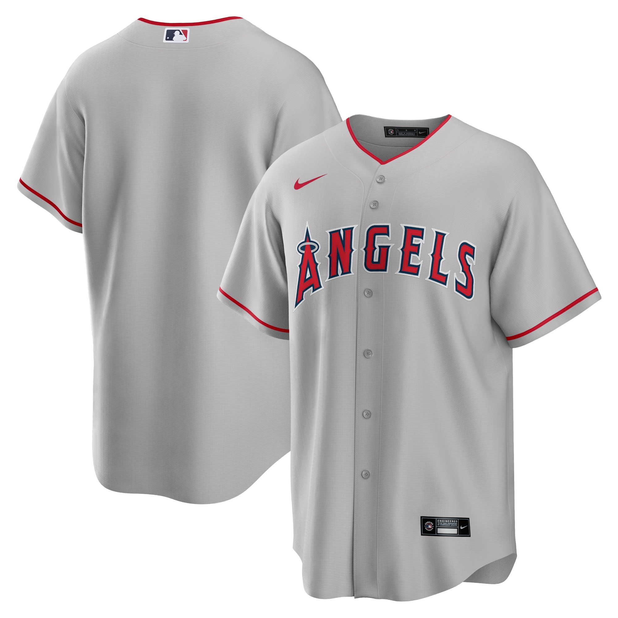 Los Angeles Angels Road Replica Team Baseball Jersey - Gray