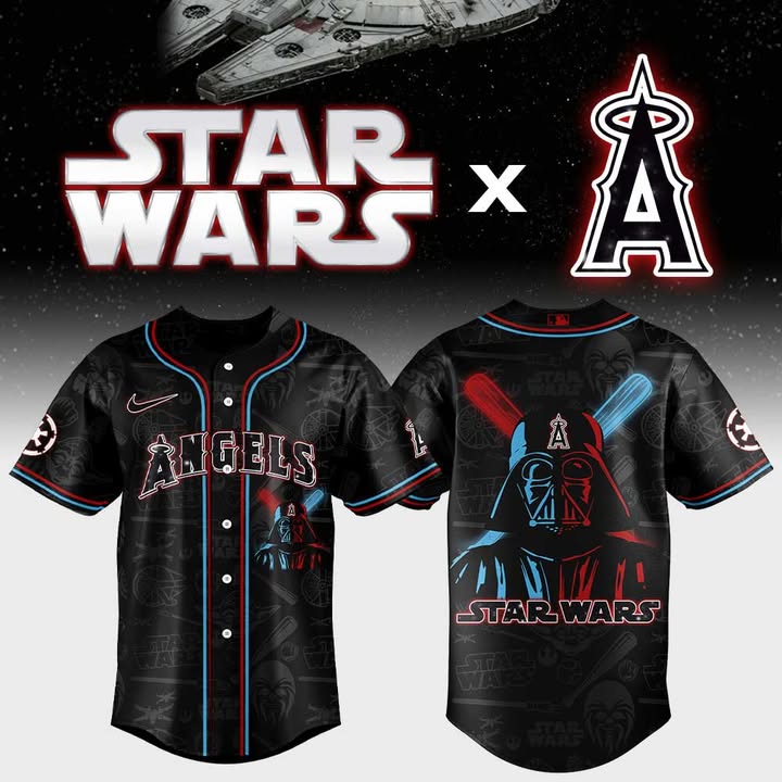 Los Angeles Angels X Star Wars Custom Baseball Jersey Mlb