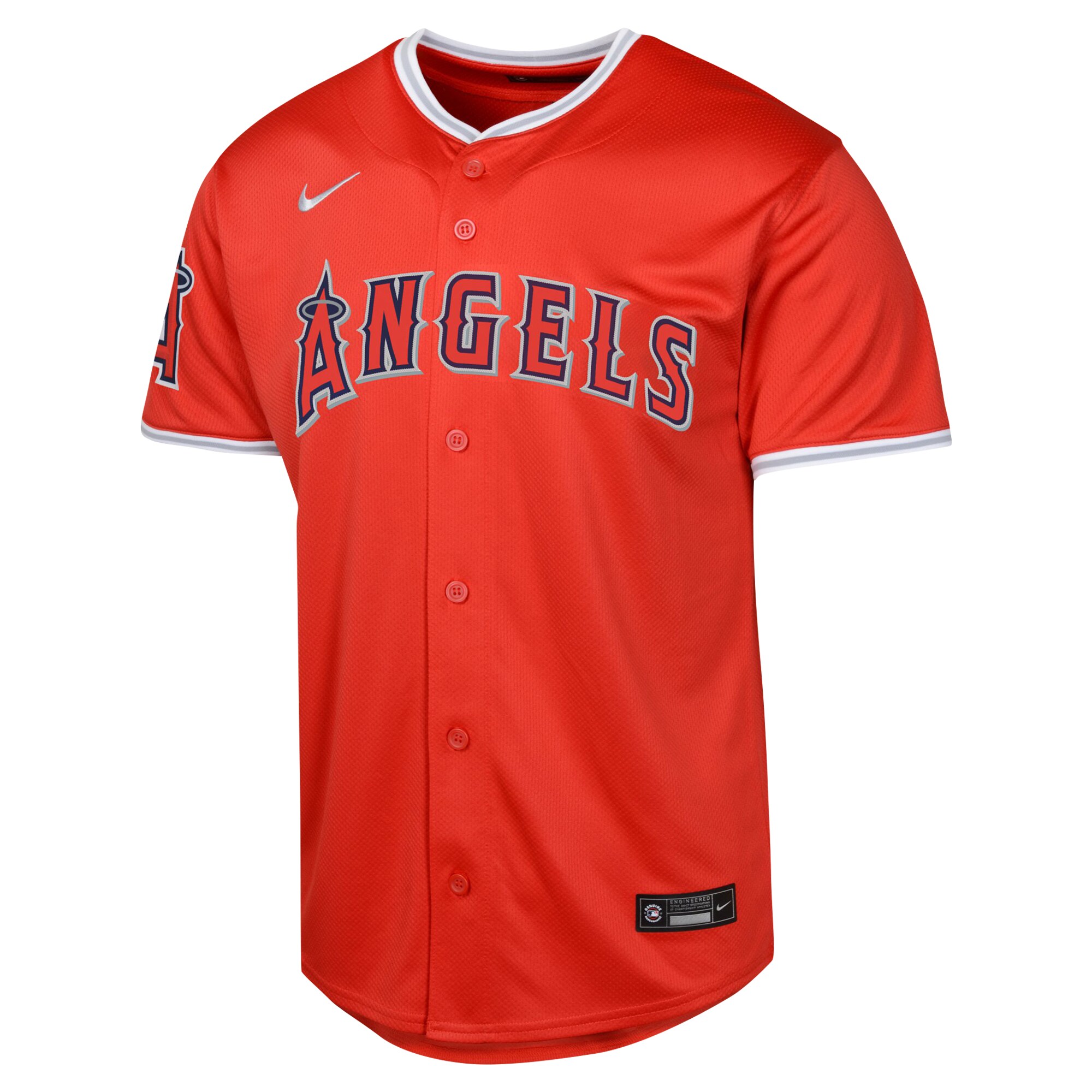 Alternative view of Los Angeles Angels Youth Alternate Limited Baseball Jersey - Red