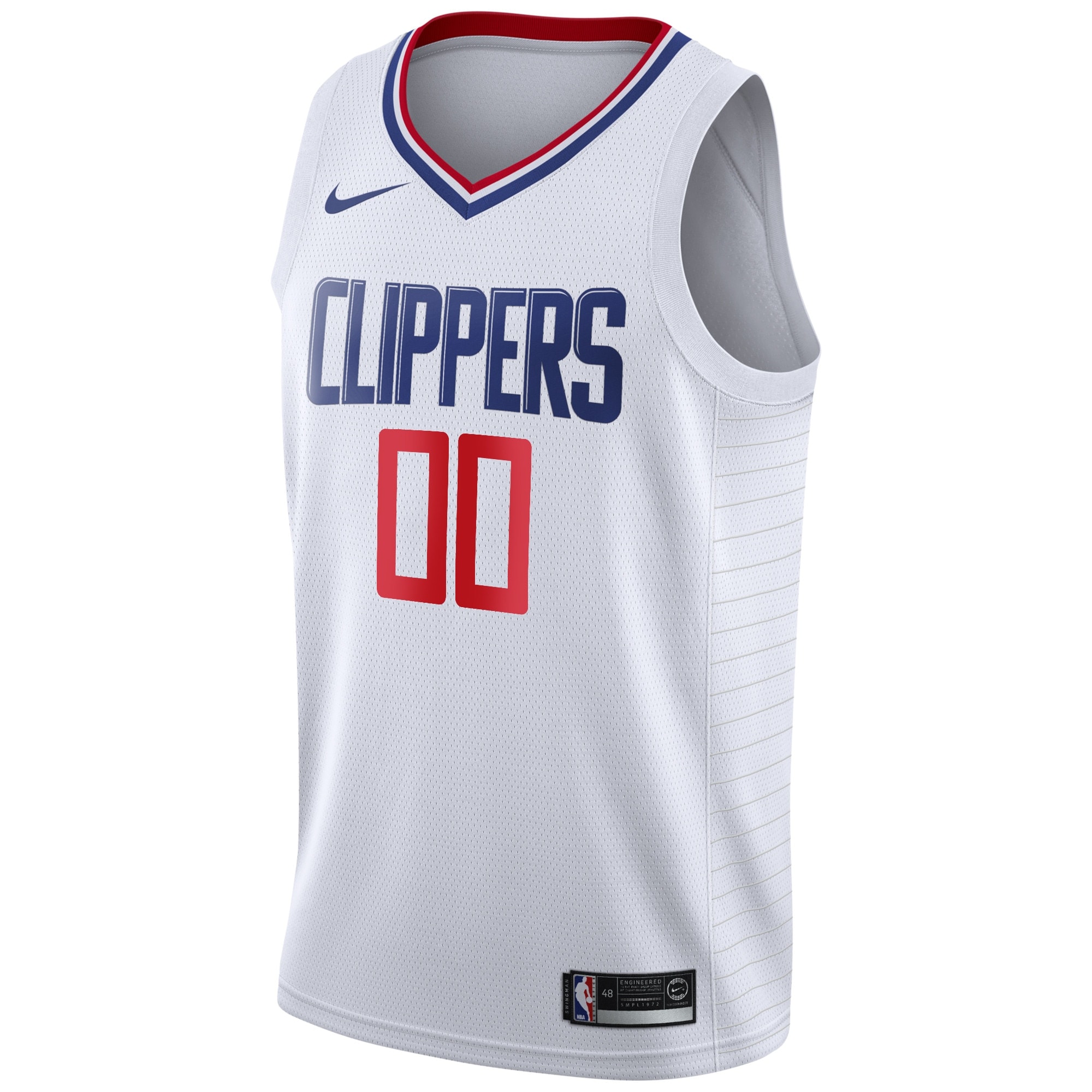 Los Angeles Clippers Association Swingman Basketball Jersey - Custom - Youth - JS398 