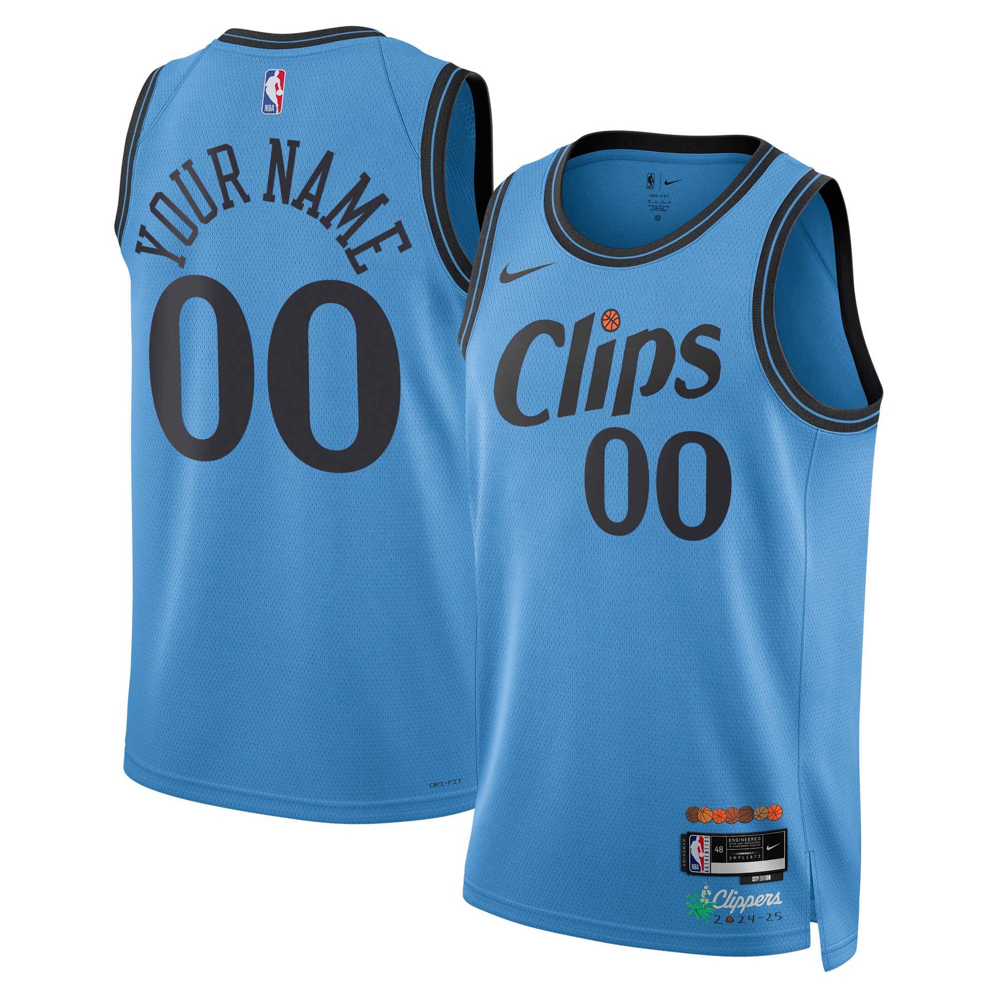 Los Angeles Clippers City Edition Swingman Basketball Jersey 2024 - Custom - Unisex - JS815 