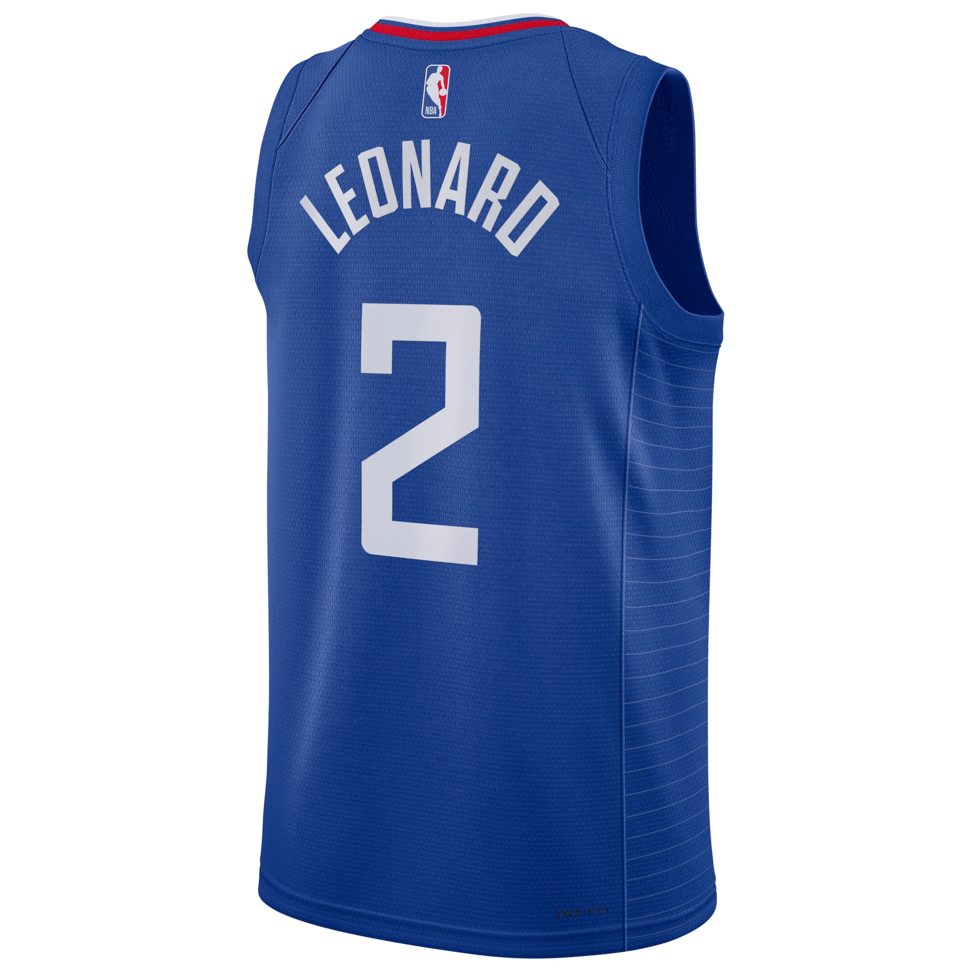 Alternative view of Los Angeles Clippers Icon Edition Swingman Basketball Jersey - Blue - Kawhi Leonard - Unisex - JS353 