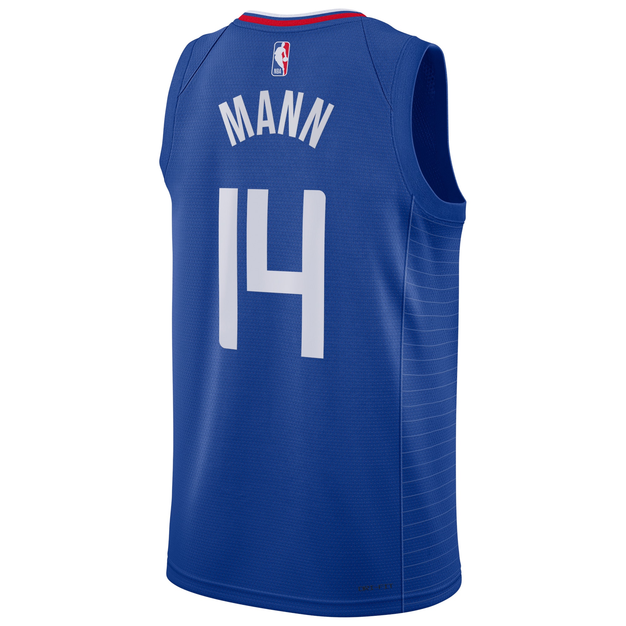 Alternative view of Los Angeles Clippers Icon Edition Swingman Basketball Jersey - Blue - Terance Mann - Unisex - JS475 