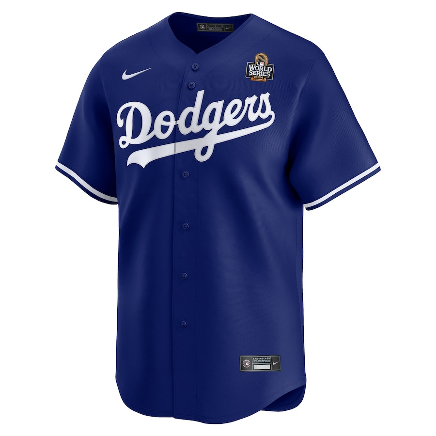 Alternative view of Los Angeles Dodgers 2024 World Series Home Limited Men Baseball Jersey - Royal 