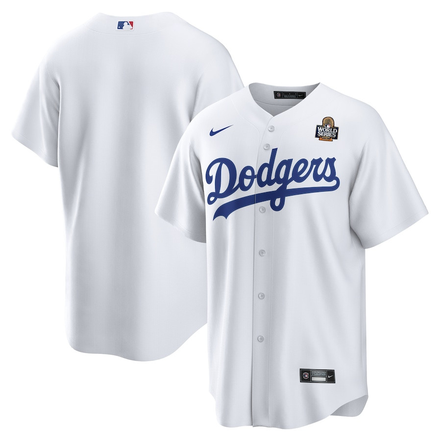 Los Angeles Dodgers 2024 World Series Home Men Baseball Jersey - White 