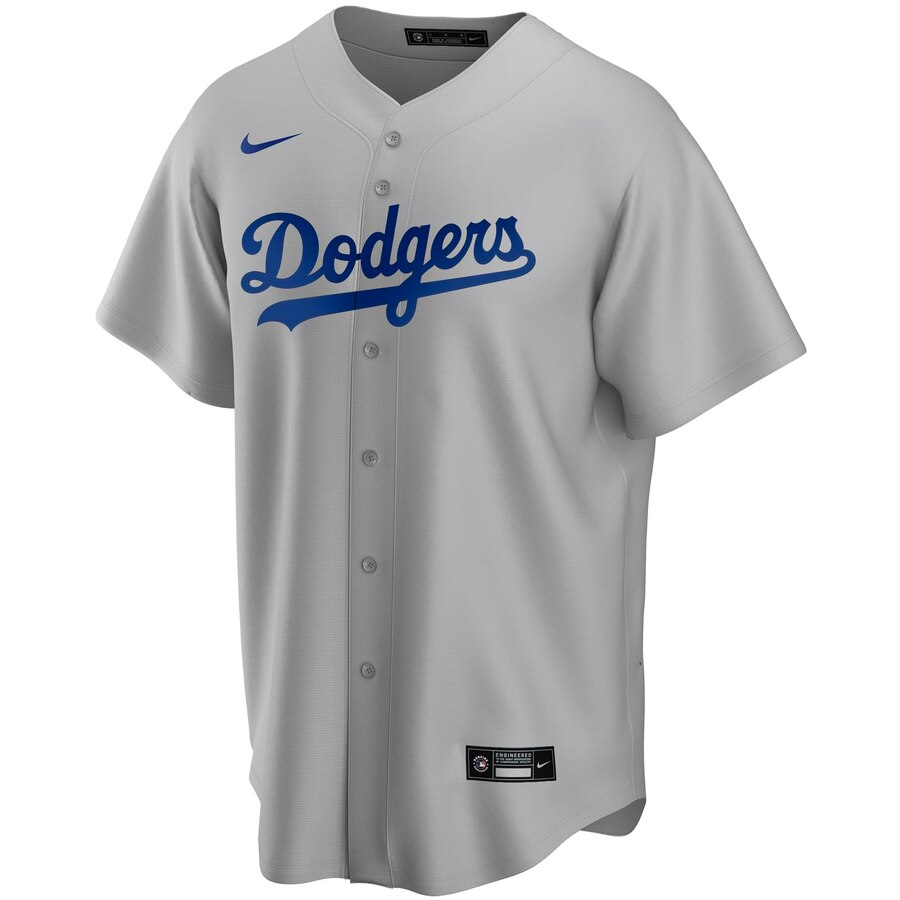 Alternative view of Los Angeles Dodgers Alternate 2020 Replica Team Baseball Jersey ÃƒÂ¢Ã¢â€šÂ¬Ã¢â‚¬Å“ Gray