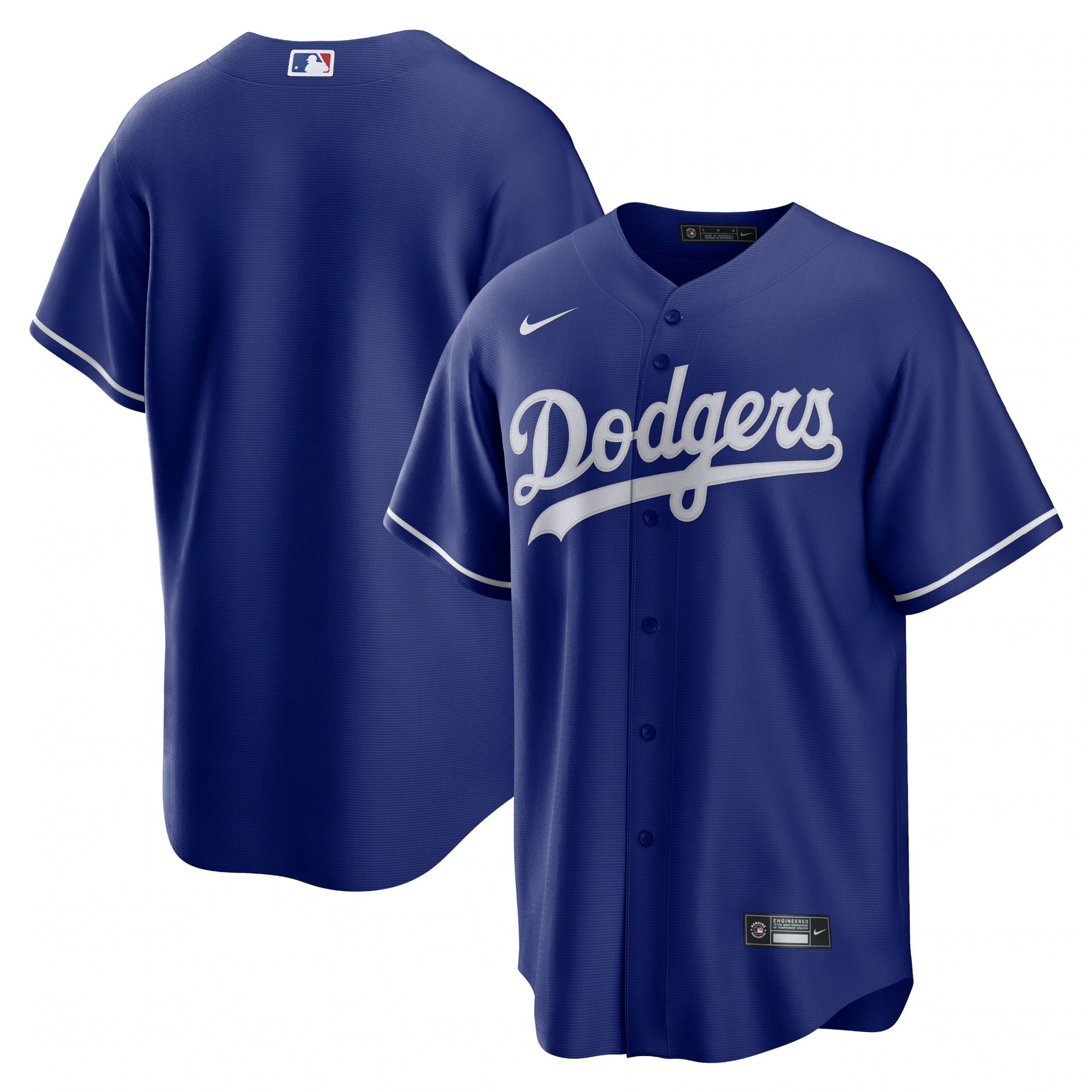 Alternative view of Los Angeles Dodgers Alternate Replica Team Baseball Jersey – Royal