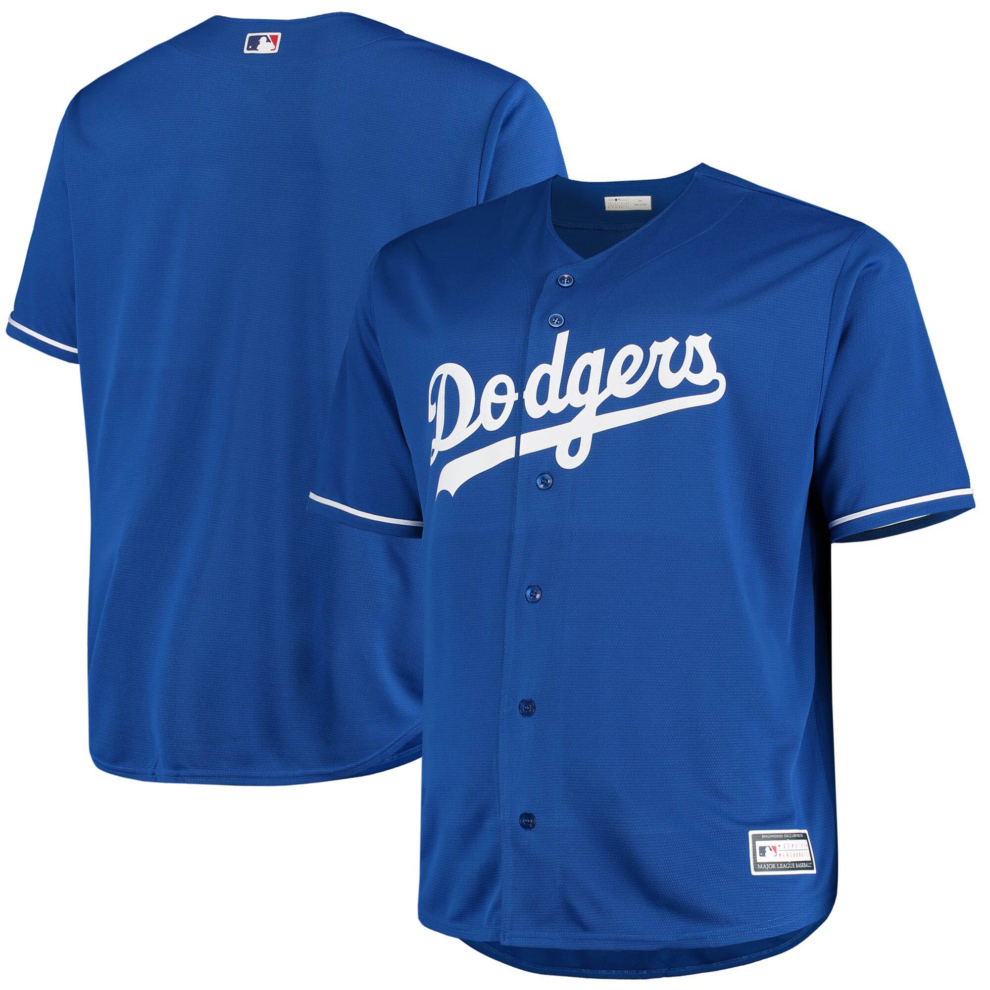 Los Angeles Dodgers Big & Tall Replica Alternate Team Baseball Jersey - Royal