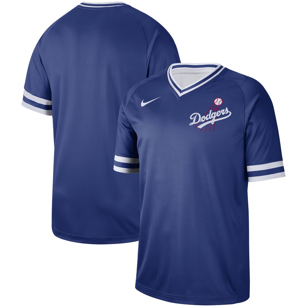 Los Angeles Dodgers Cooperstown Collection Legend V-neck Baseball Jersey - Royal