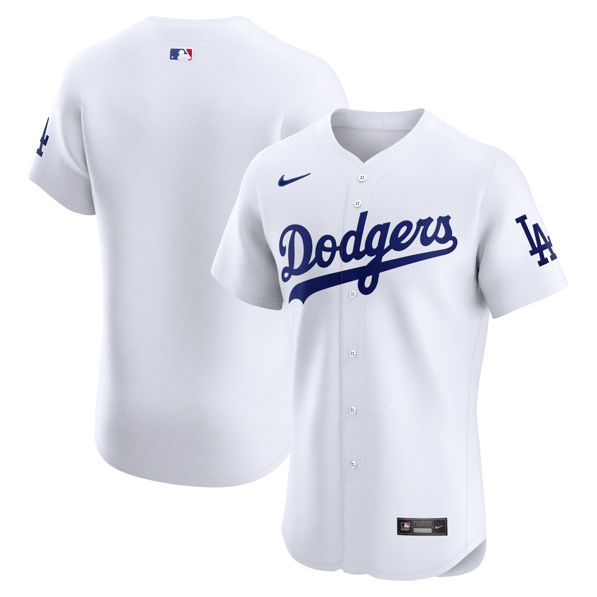 Los Angeles Dodgers Home Elite Baseball Jersey - White