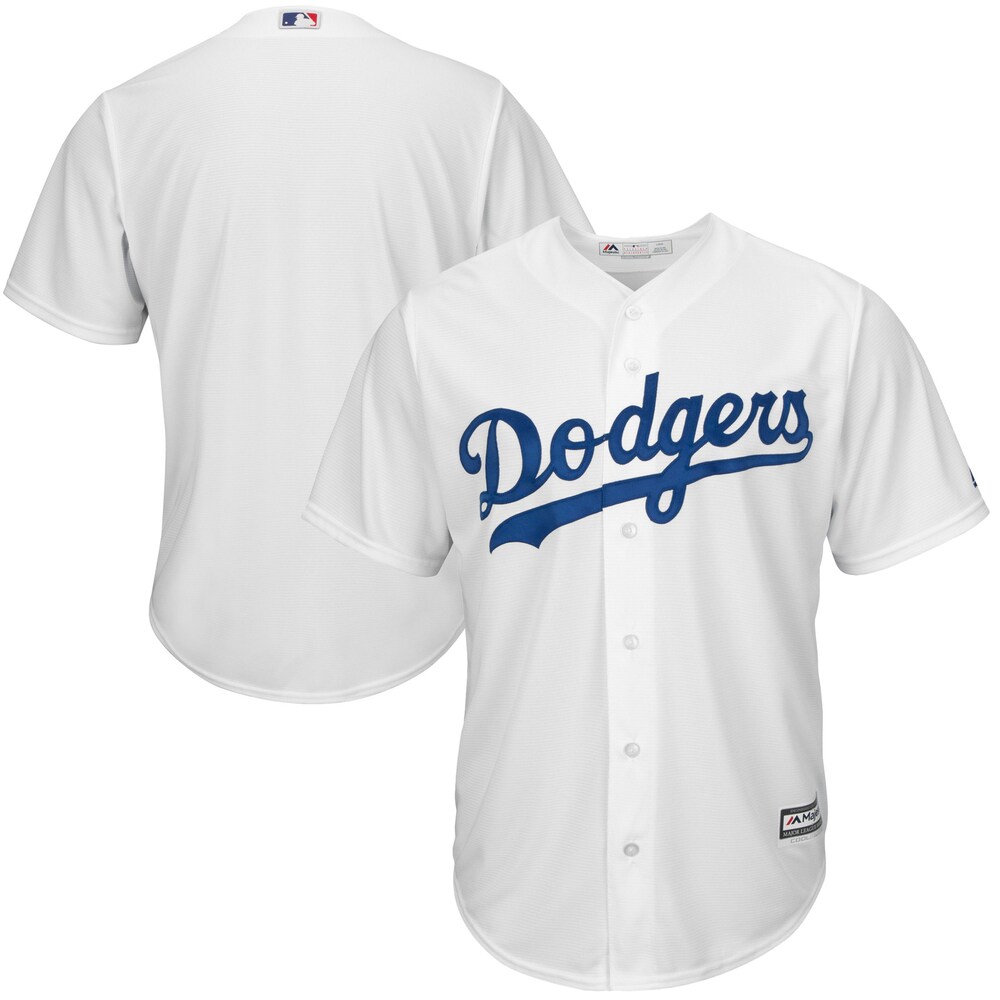 Los Angeles Dodgers Majestic Big & Tall Cool Base Team Baseball Jersey - White