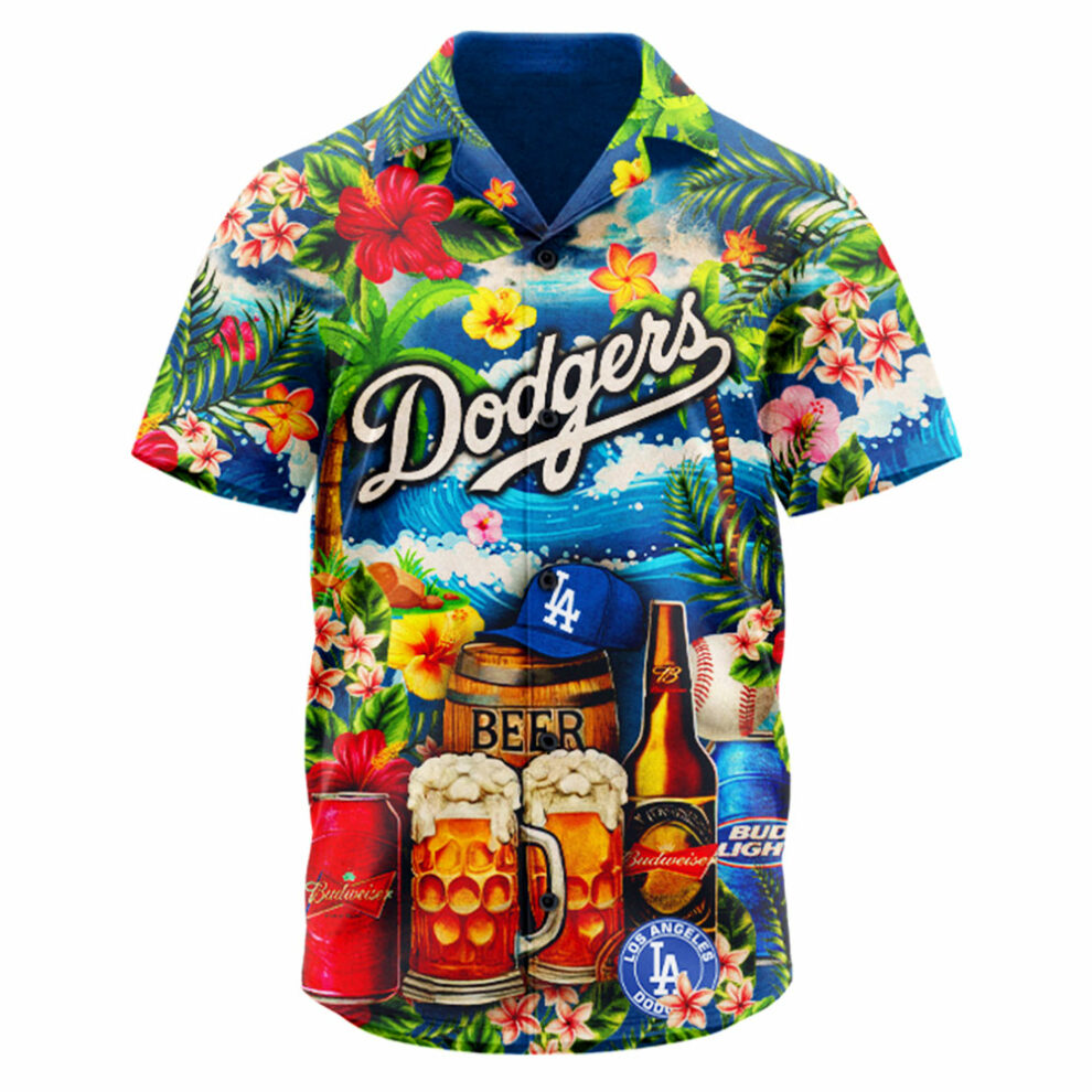 Alternative view of Los Angeles Dodgers Mlb Hawaiian Shirt Special Edition 2025 Custom Baseball Jersey