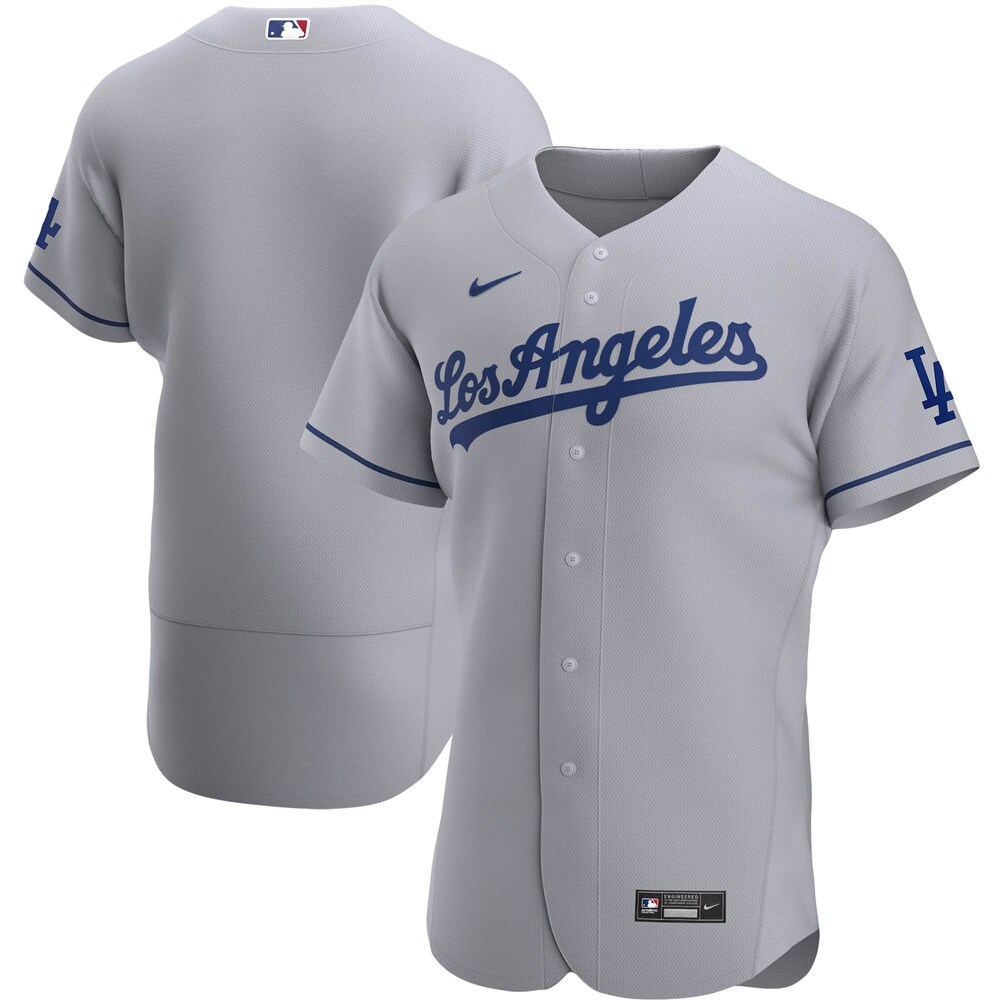 Los Angeles Dodgers Road 2020 Team Baseball Jersey - Gray