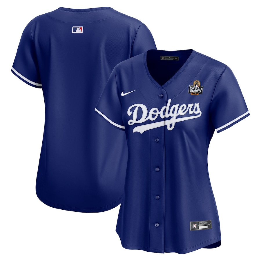 Los Angeles Dodgers Women's 2024 World Series Alternate Limited Baseball Jersey - Royal 