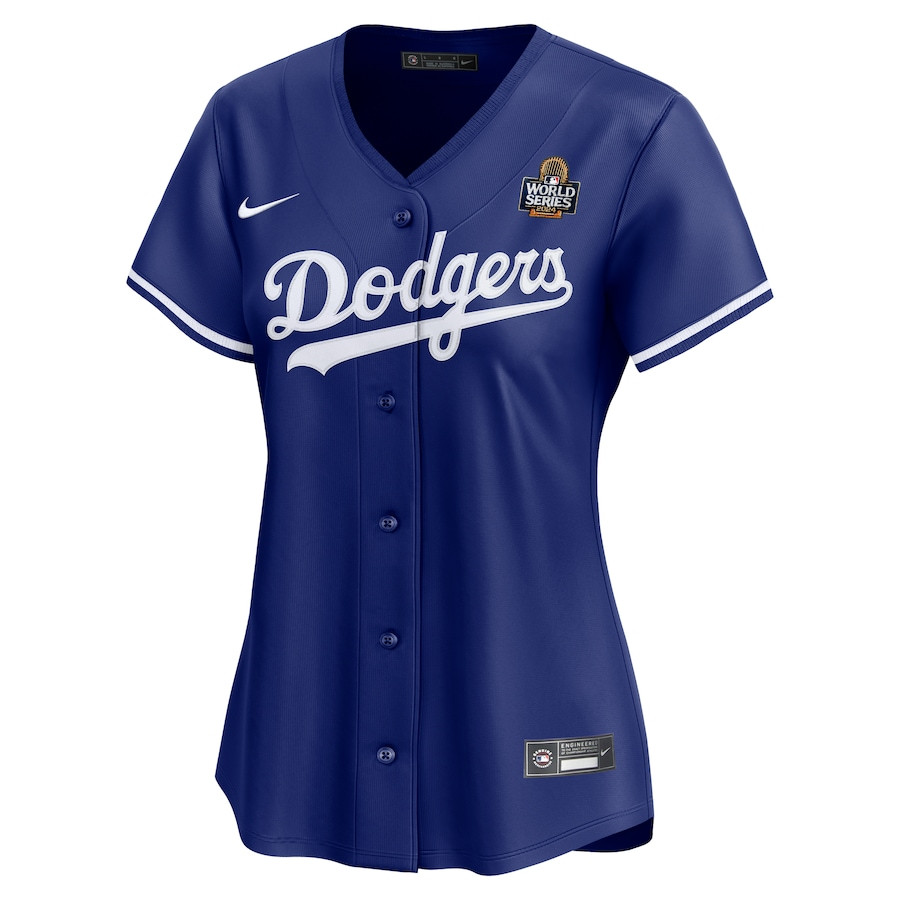 Alternative view of Los Angeles Dodgers Women's 2024 World Series Alternate Limited Baseball Jersey - Royal 