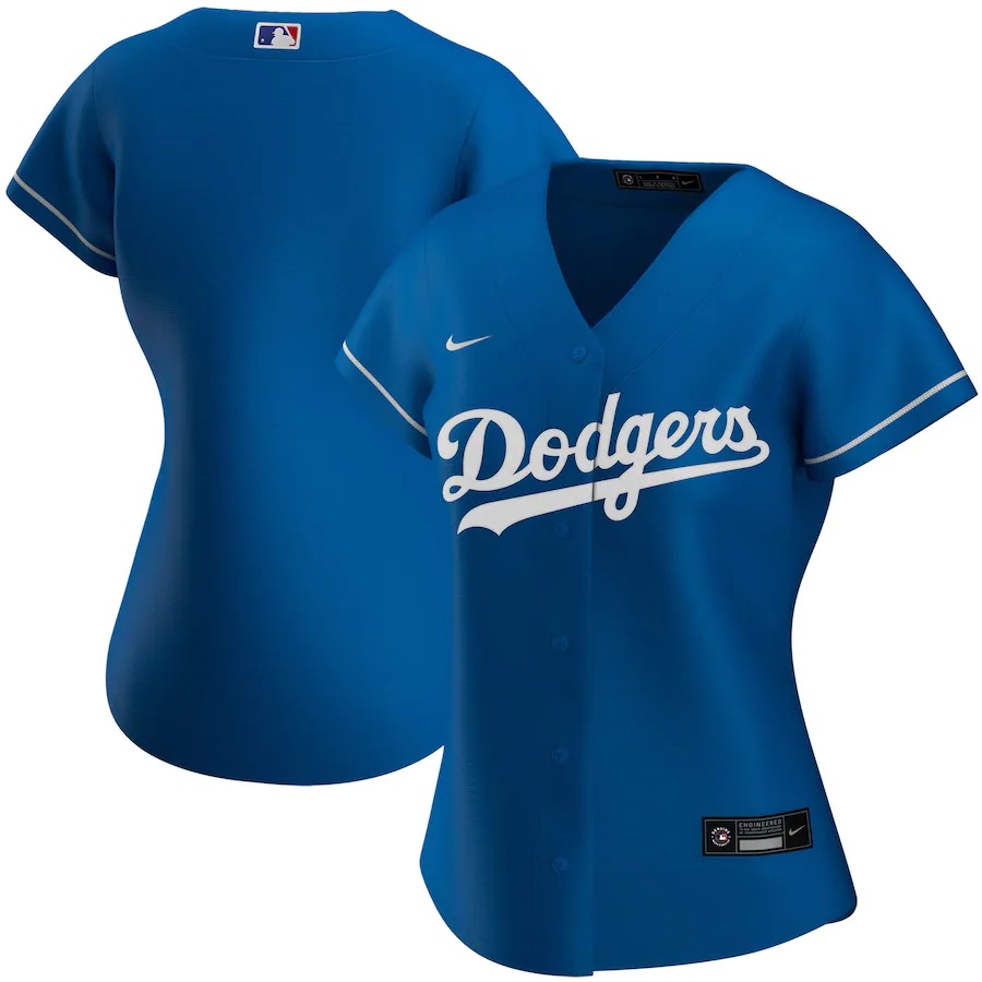 Los Angeles Dodgers Women's Alternate 2020 Replica Team Baseball Jersey ÃƒÂ¢Ã¢â€šÂ¬Ã¢â‚¬Å“ Royal