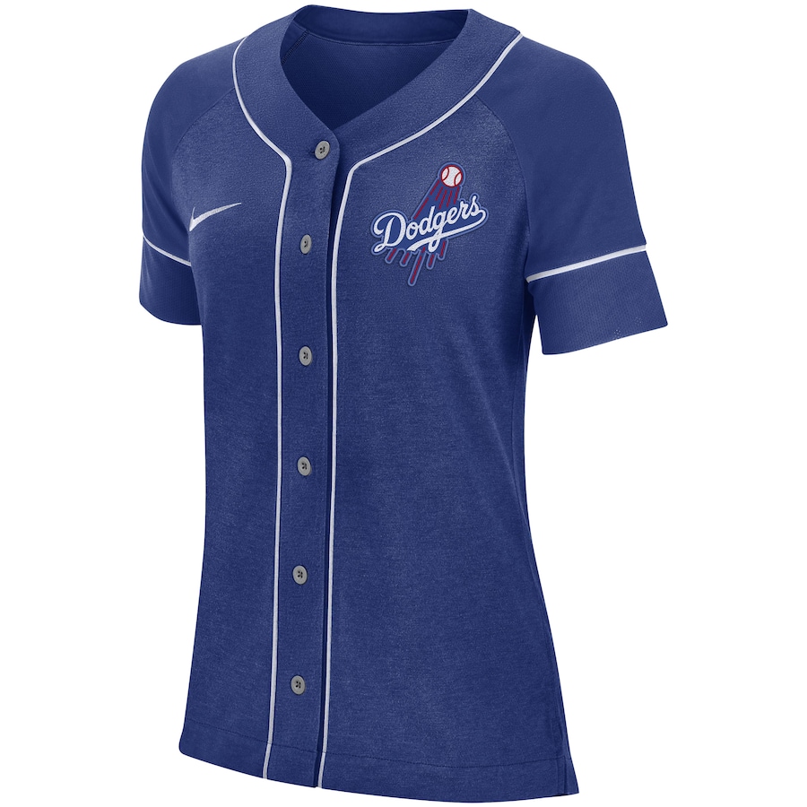 Alternative view of Los Angeles Dodgers Women's Classic Baseball Jersey - Royal