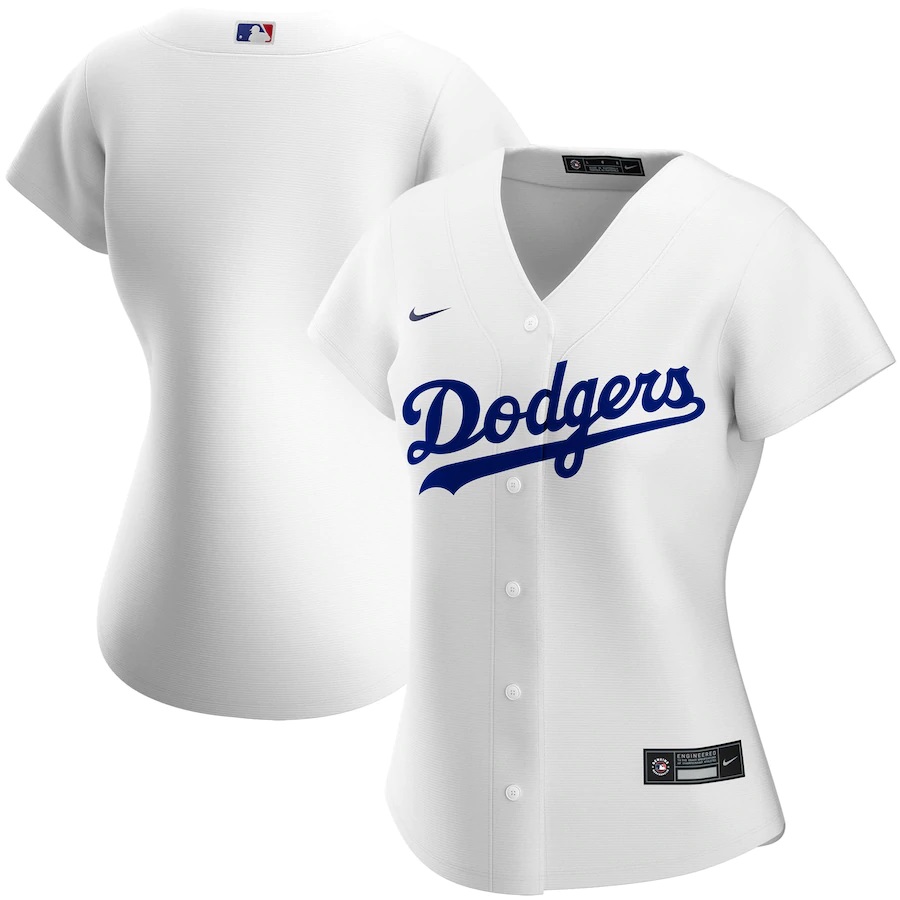 Los Angeles Dodgers Women's Home 2020 Replica Team Baseball Jersey ÃƒÂ¢Ã¢â€šÂ¬Ã¢â‚¬Å“ White