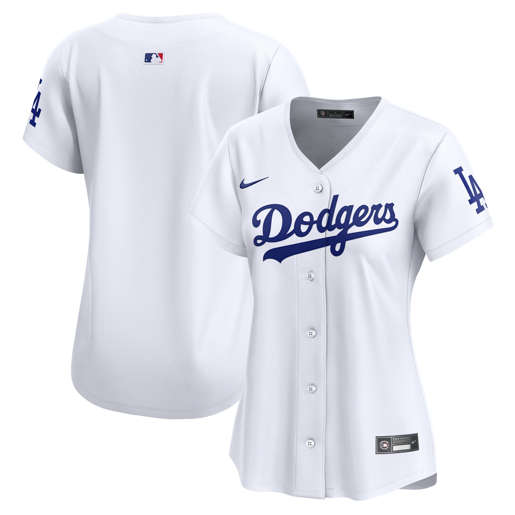 Los Angeles Dodgers Women's Home Limited Baseball Jersey - White