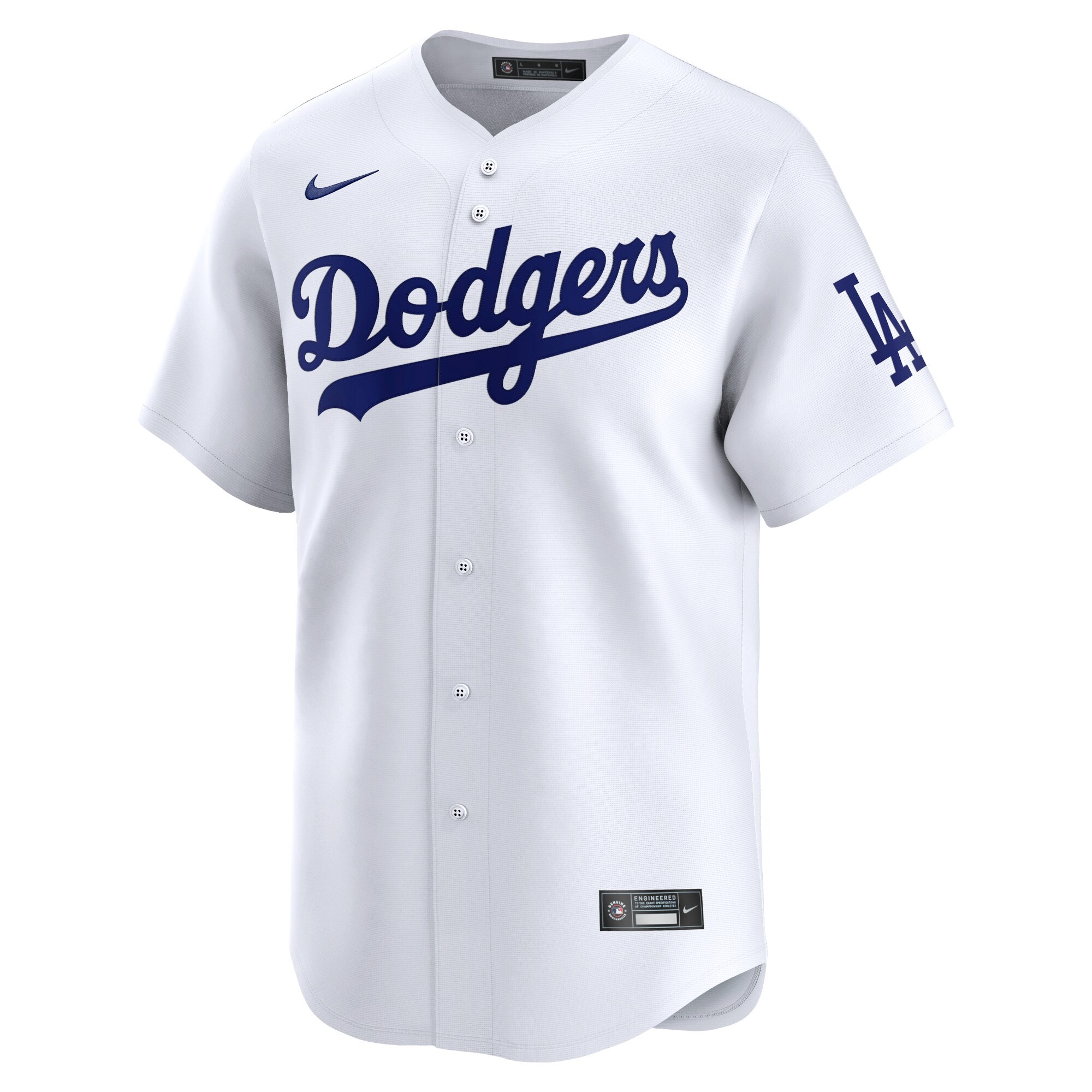 Alternative view of Los Angeles Dodgers Youth Home Limited Baseball Jersey - White
