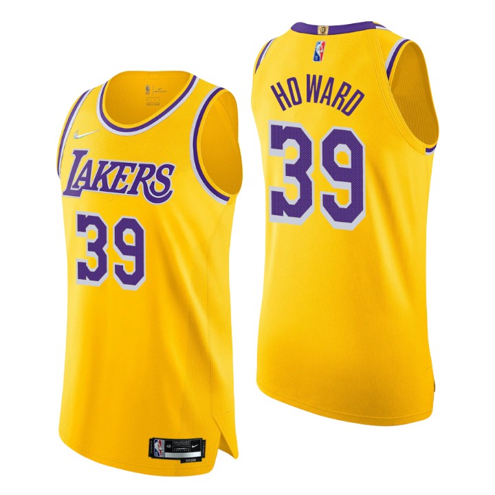 Los Angeles Lakers Dwight Howard 2021-22 75th Anniversary Authentic Basketball Jersey Icon
