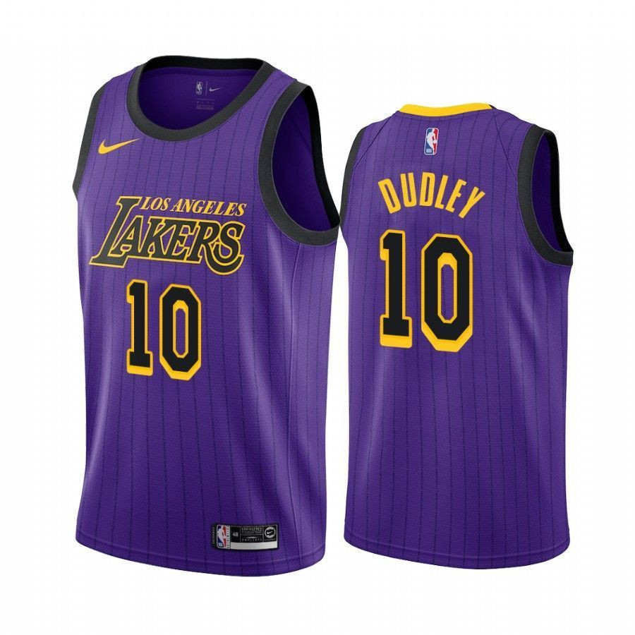 Los Angeles Lakers Jared Dudley 10 City Men's Basketball Jersey - JS813 