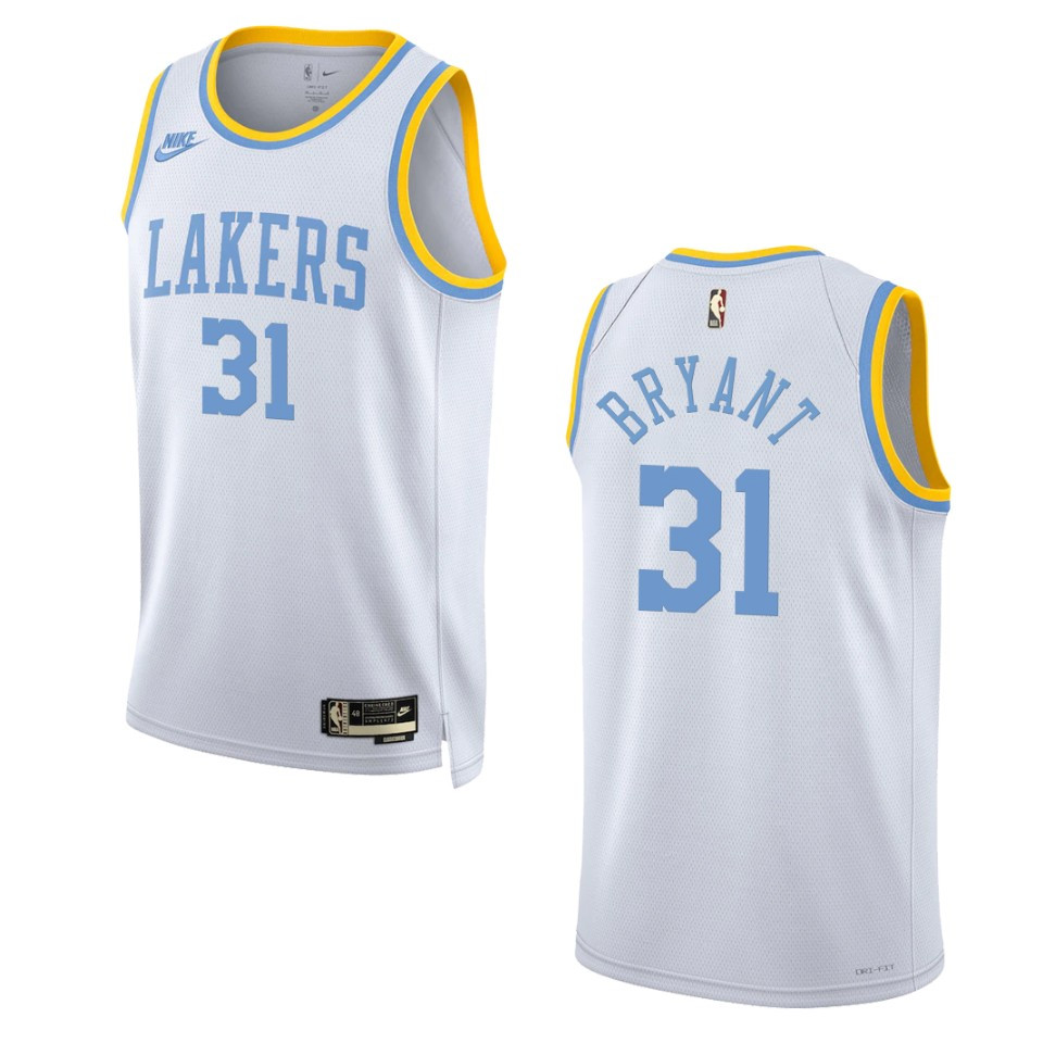 Los Angeles Lakers Thomas Bryant White 75 Anniversary 2022-23 Classic Edition Basketball Jersey