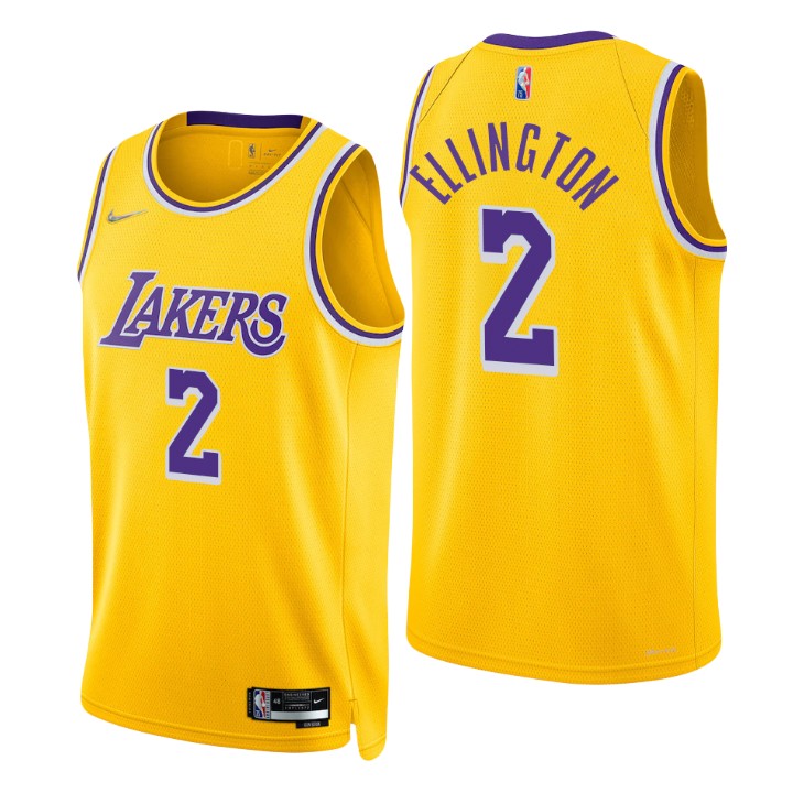Los Angeles Lakers Wayne Ellington 75th Anniversary Diamond Basketball Jersey Icon