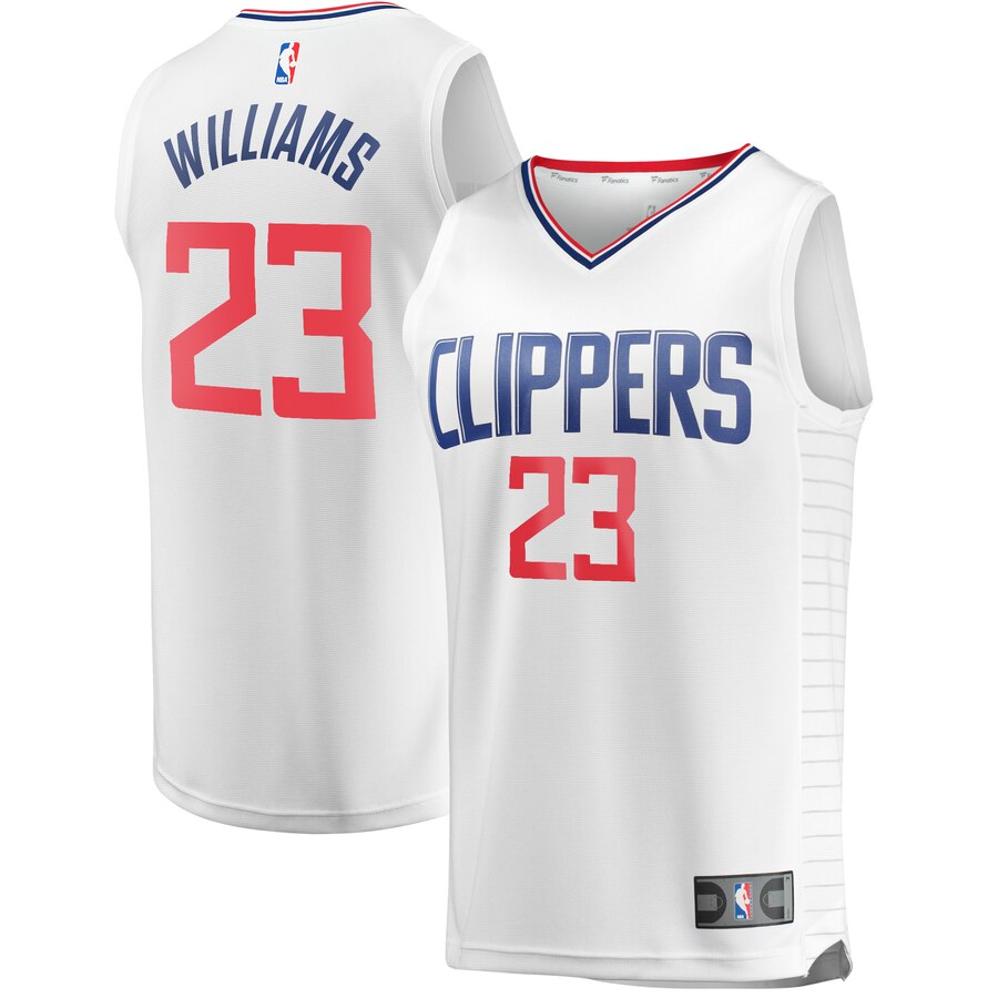 Lou Williams La Clippers Fanatics Branded Youth Fast Break Player Basketball Jersey - Association Edition - White