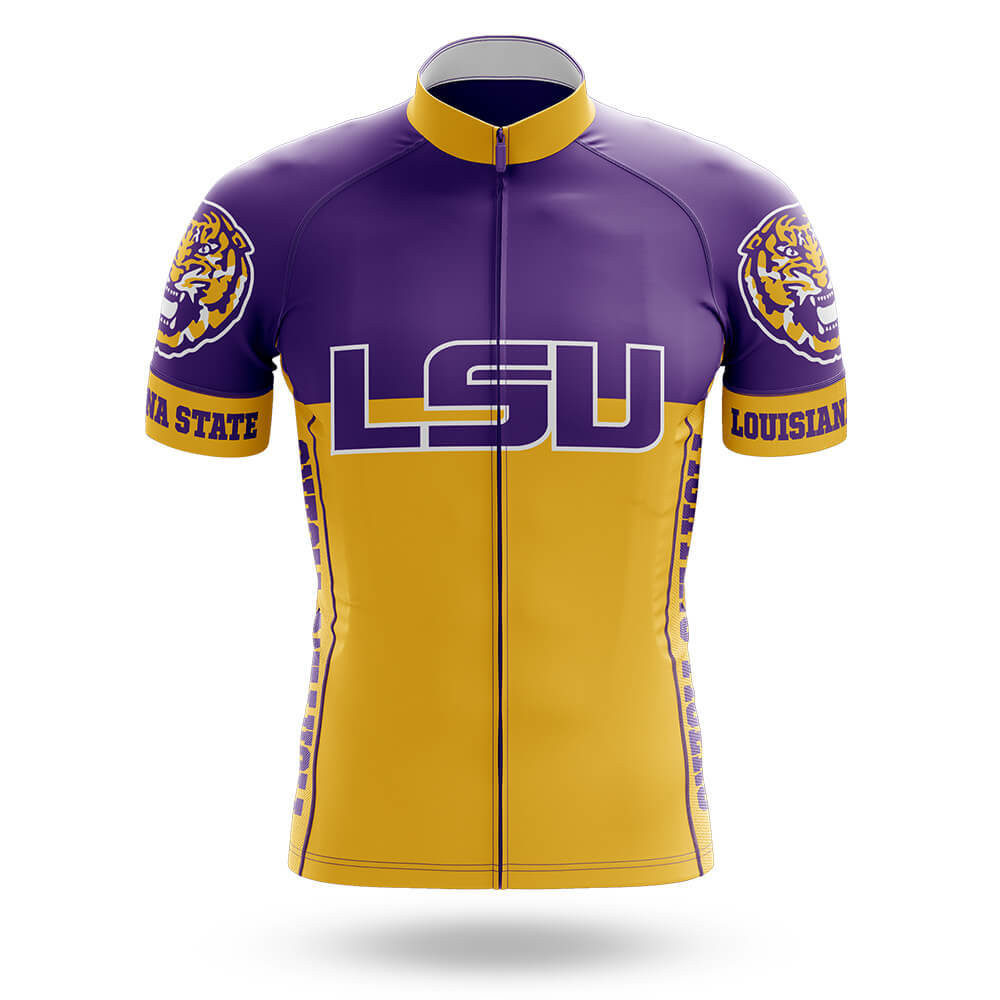 Alternative view of LSU Cycling Jersey for Men
