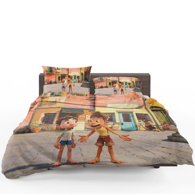 Luca Movie Luca Paguro Alberto Scorfano Bedding Set - Custom Bedding Set