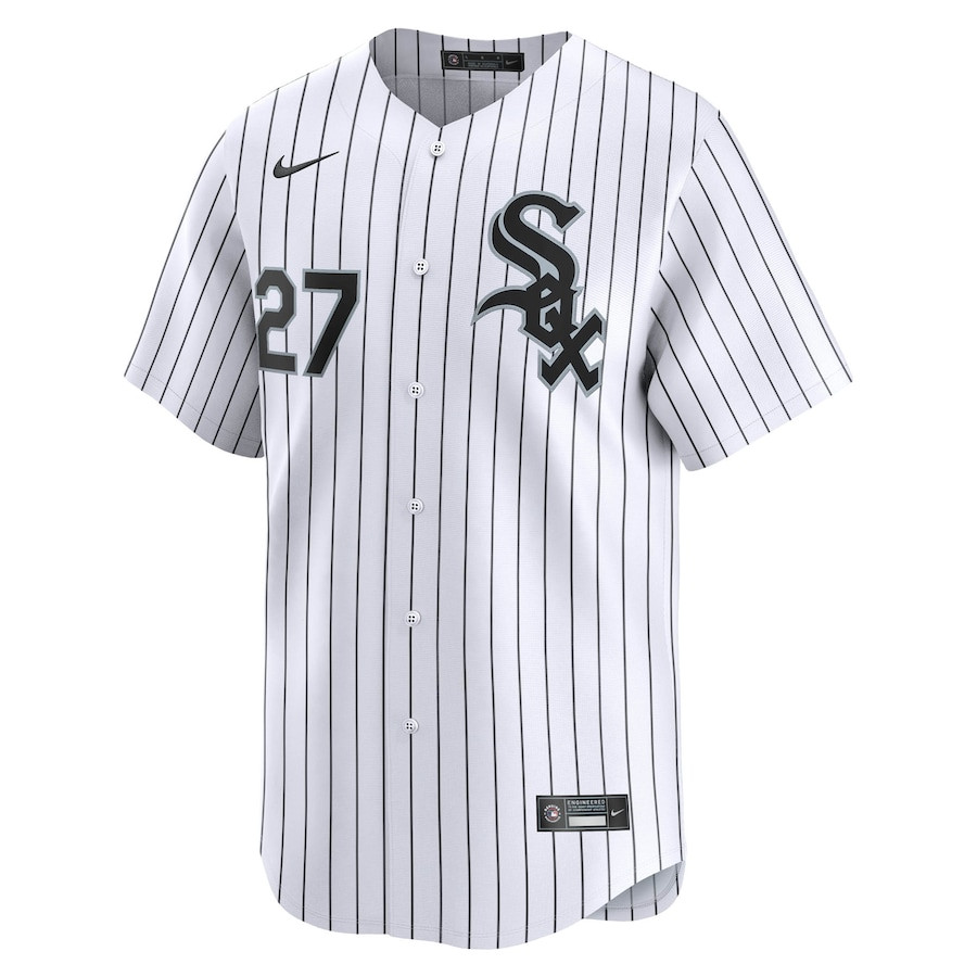 Alternative view of Lucas Giolito 27 Chicago White Sox Home Limited Player Men Baseball Jersey - White