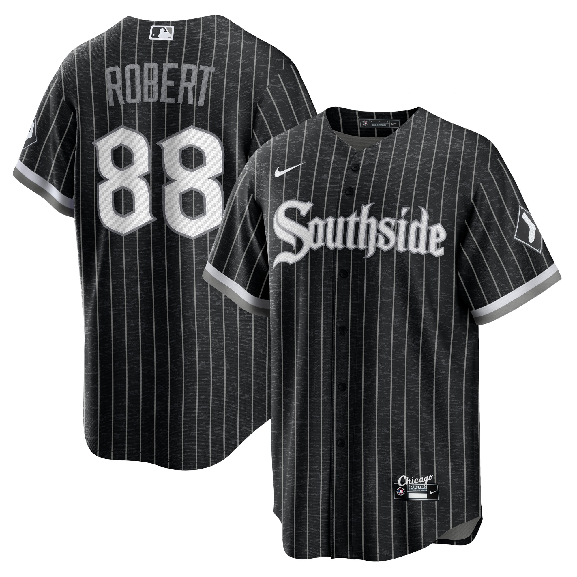 Luis Robert Chicago White Sox 2021 City Connect Replica Player Jersey - Black